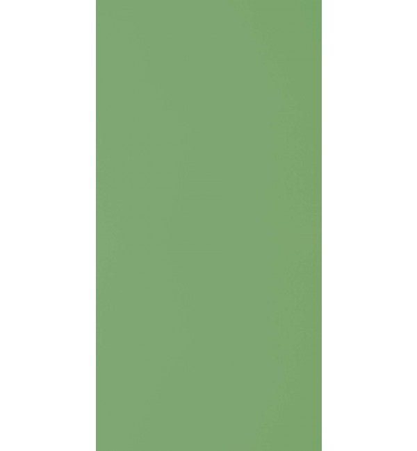 Leaf green suede finish plain laminate with smooth texture and matte sheen, used for interior decoration.