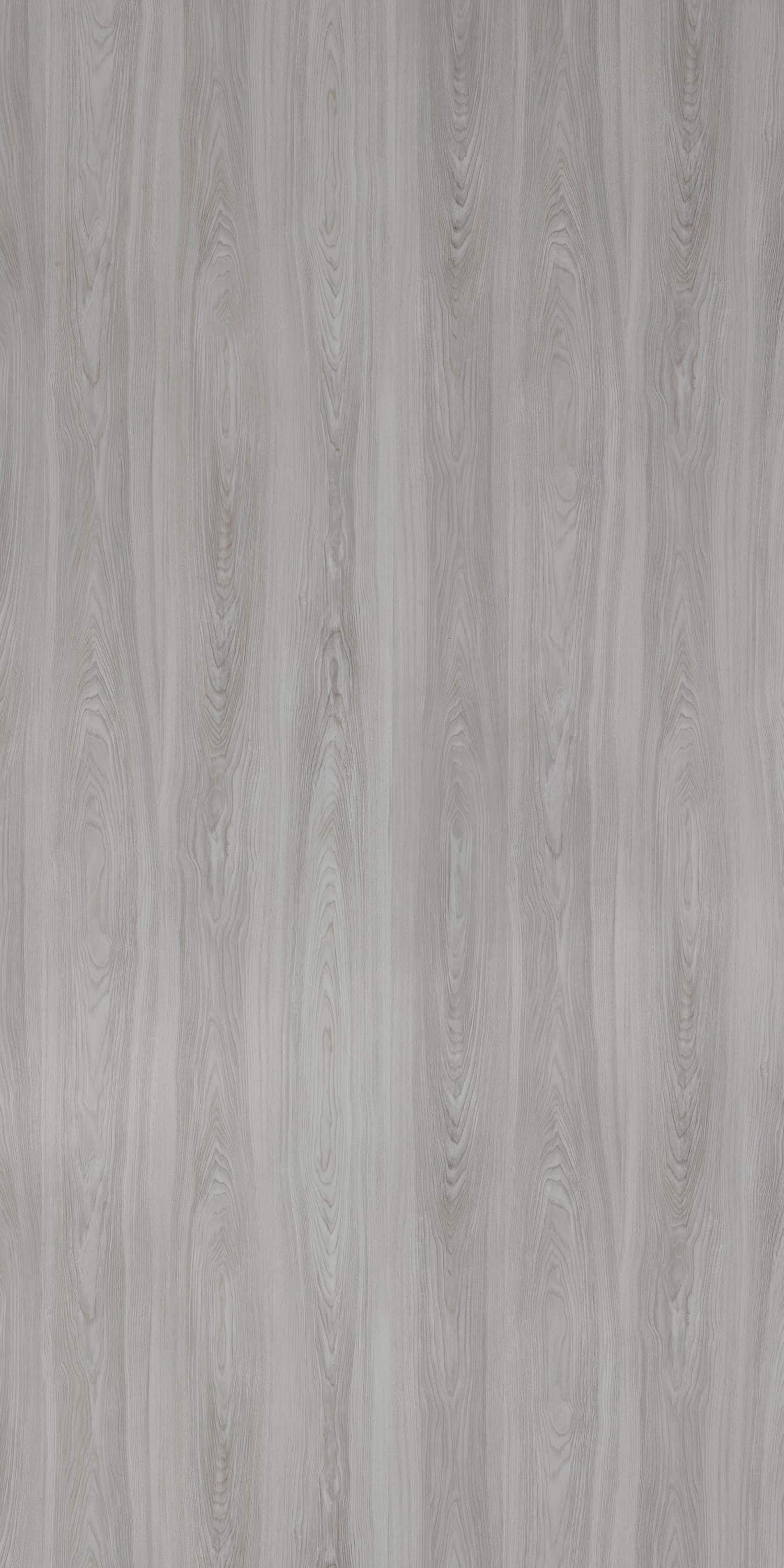 Grey wood grain laminate with suede finish and vertical wood pattern texture