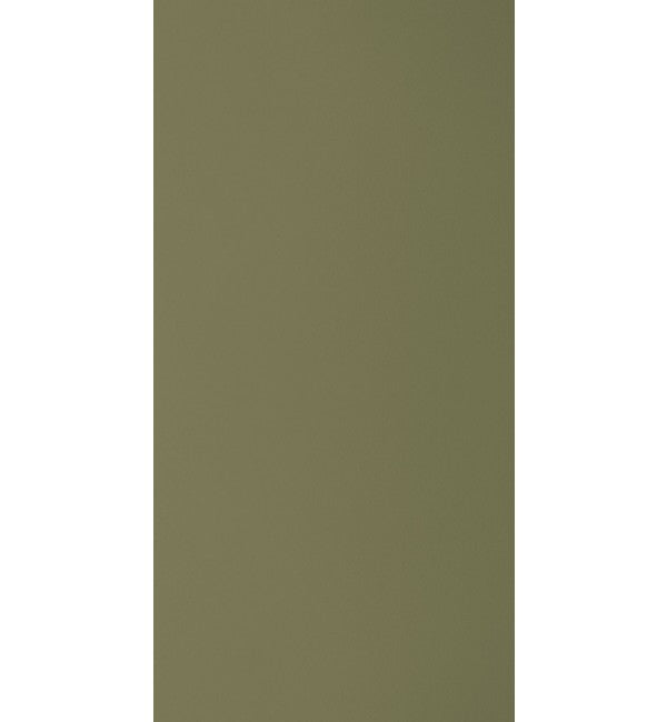 Green suede finish plain color laminate with matte texture and uniform tone, displaying a solid olive green surface.