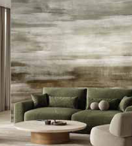 Hohenberger Olive wall mural swatch