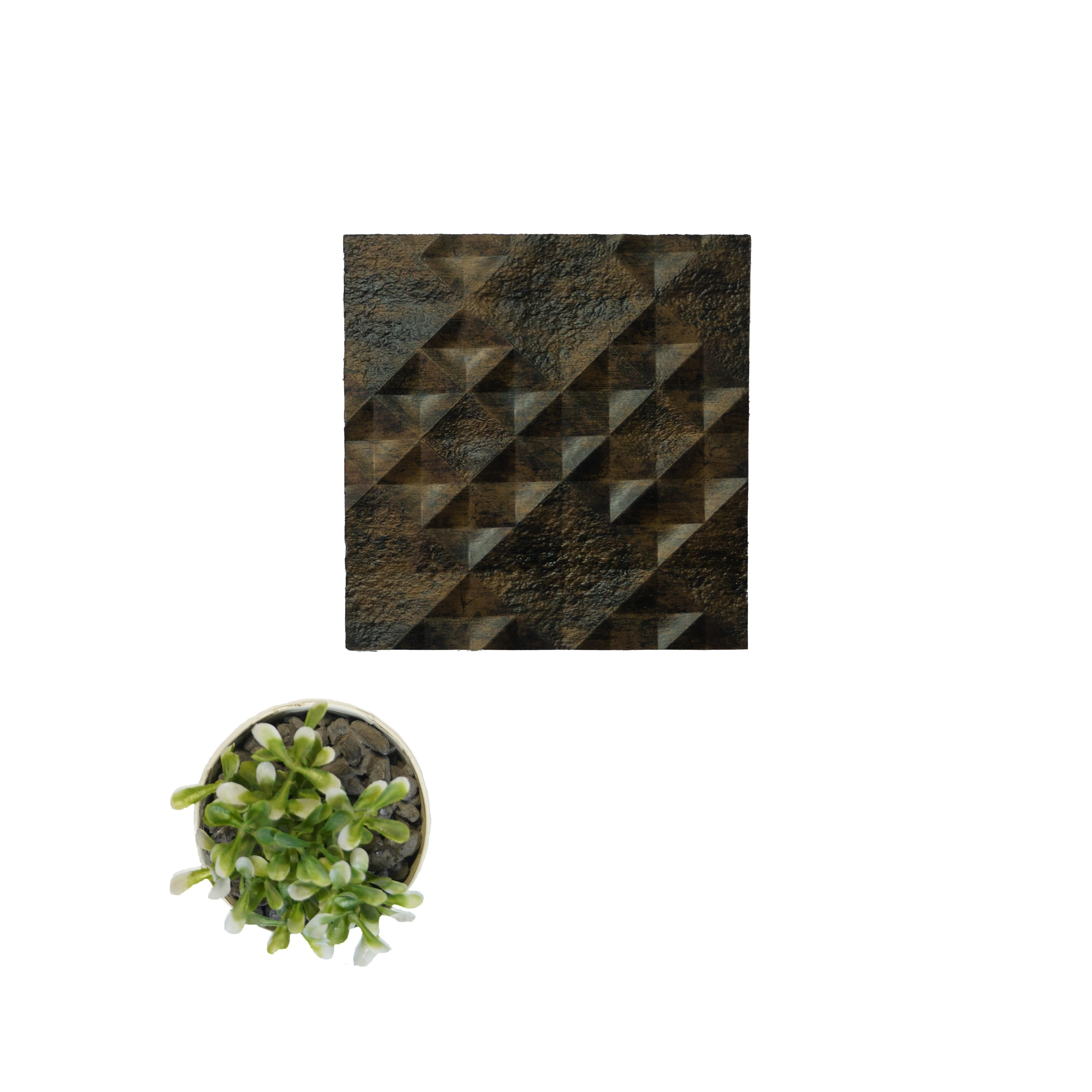 Decorative Wall Panel Designer Brown 8x2 Ft - Pn 04489