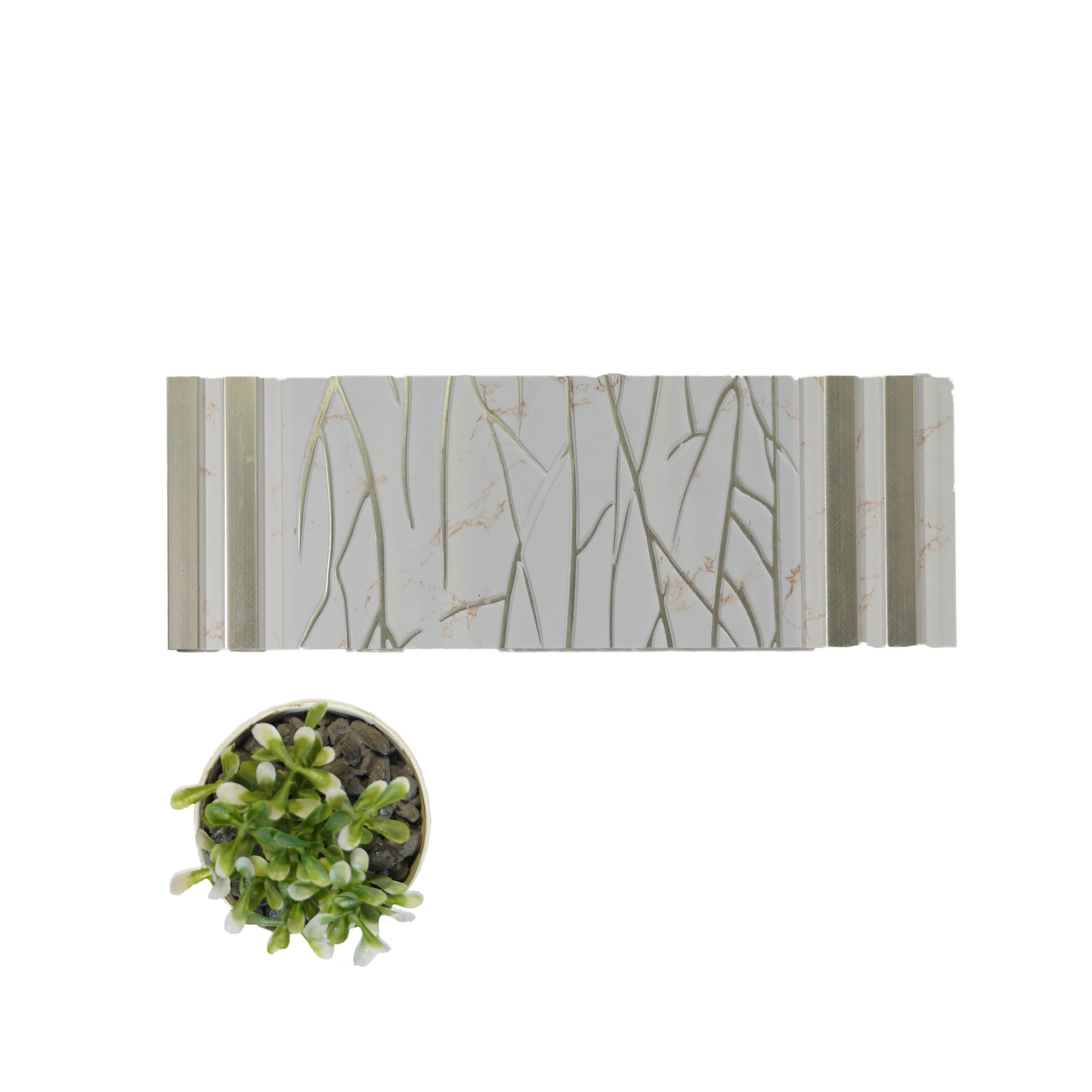 Decorative Wall Panel Designer Silver 8x1 Ft - Pn 04487