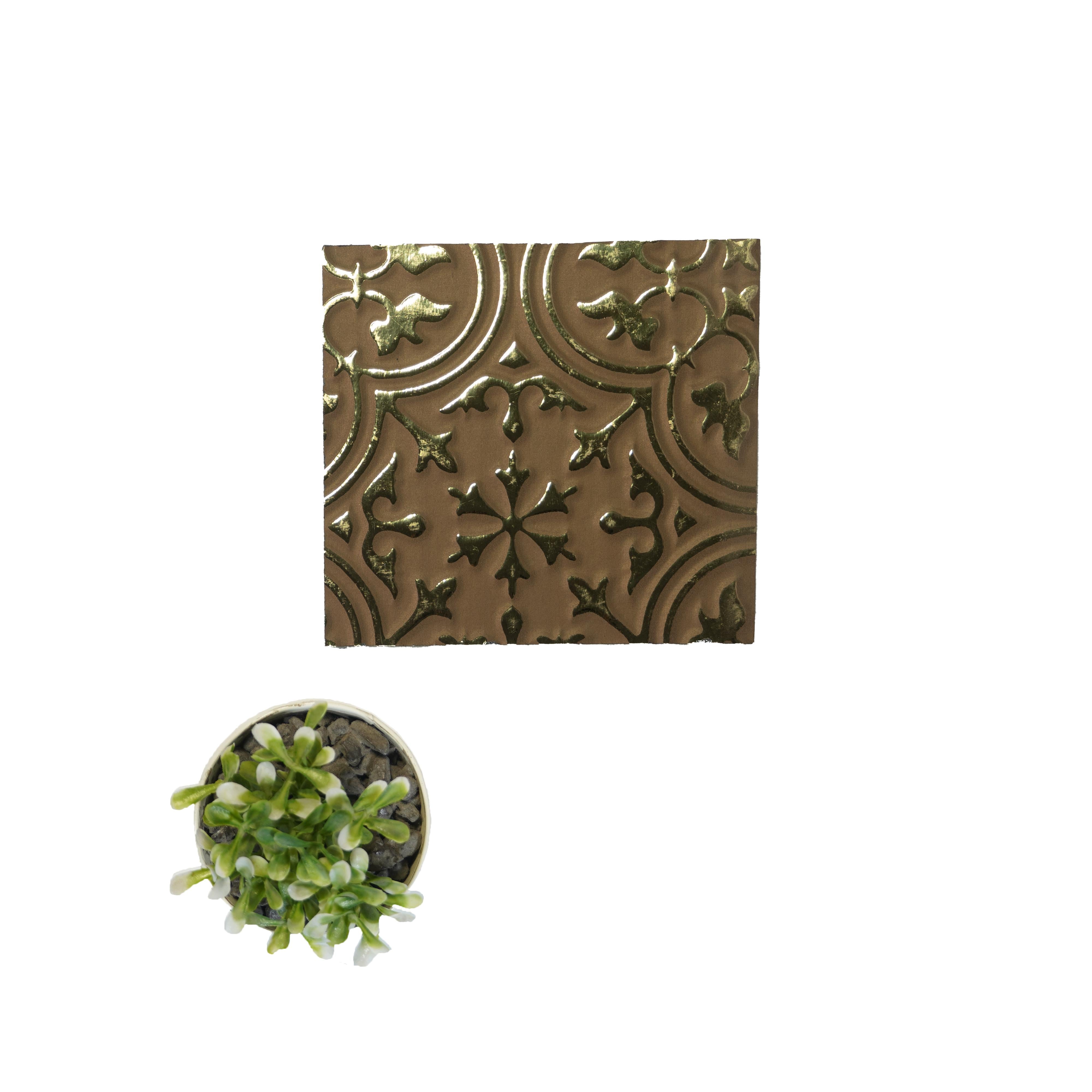 Decorative Wall Panel Designer Gold 8x2 Ft - Pn 04535