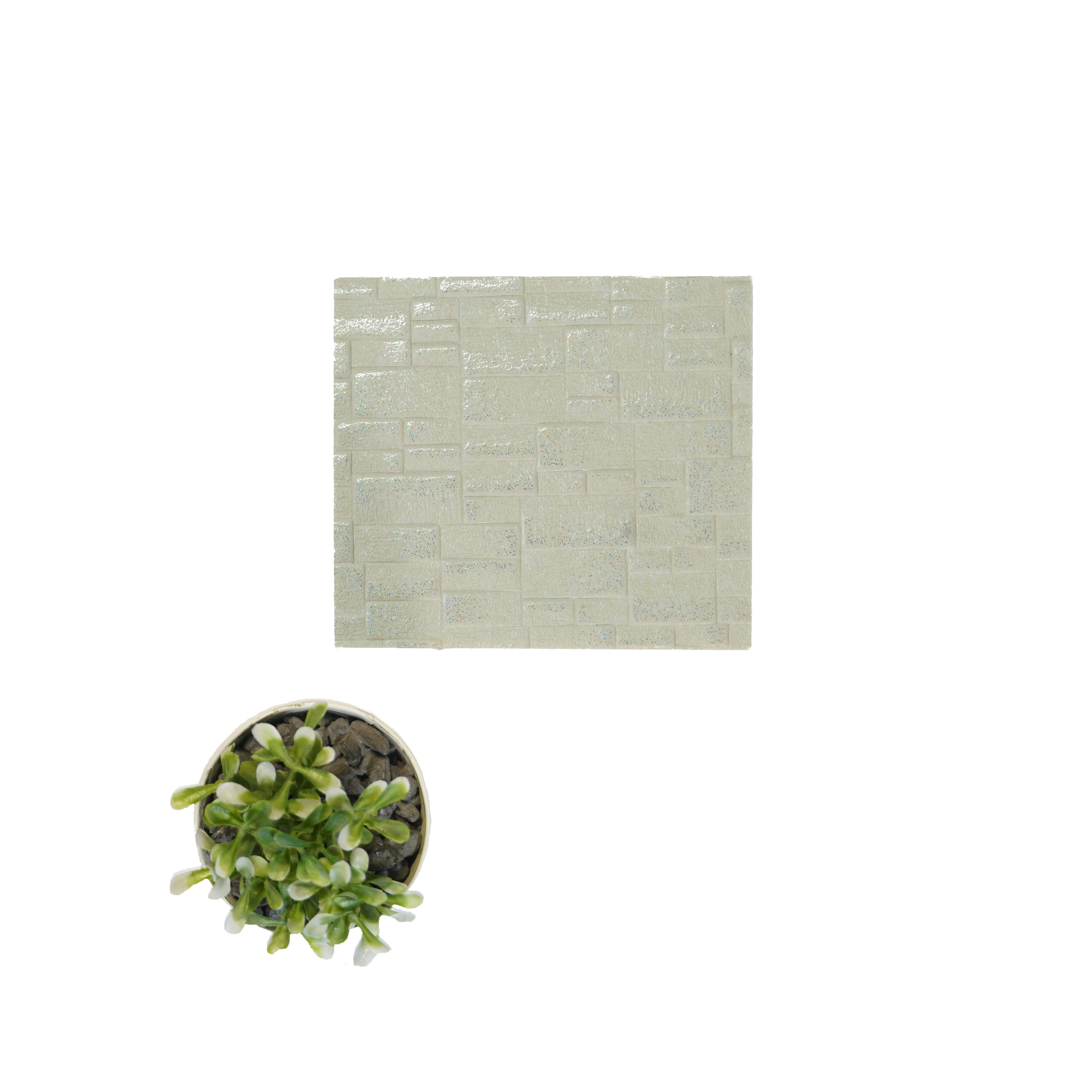 Decorative Wall Panel Marble & Stone Cream 8x2 Ft - Pn 04513