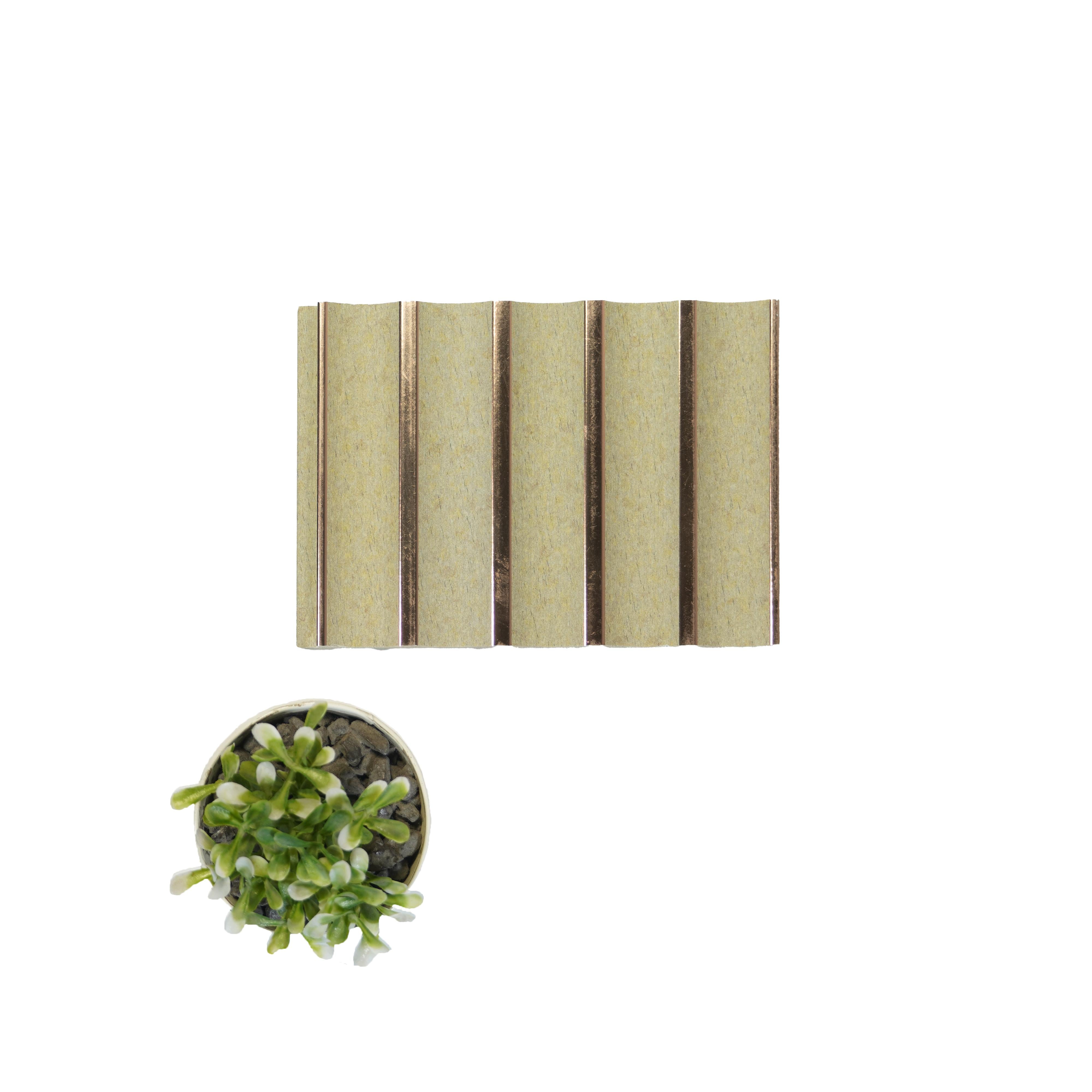 Silver Stone Charcoal Louver Marble & 8x0.41 Ft - Pn 04594