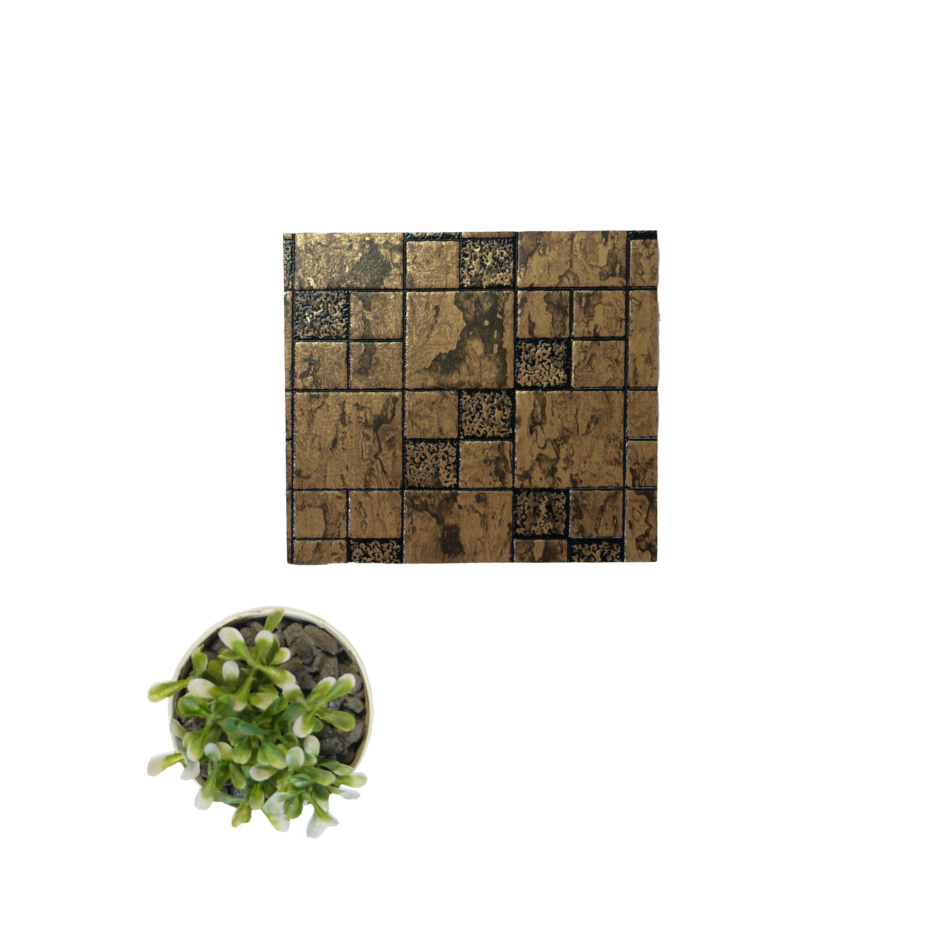 Decorative Wall Panel Designer Brown 8x2 Ft - Pn 04494