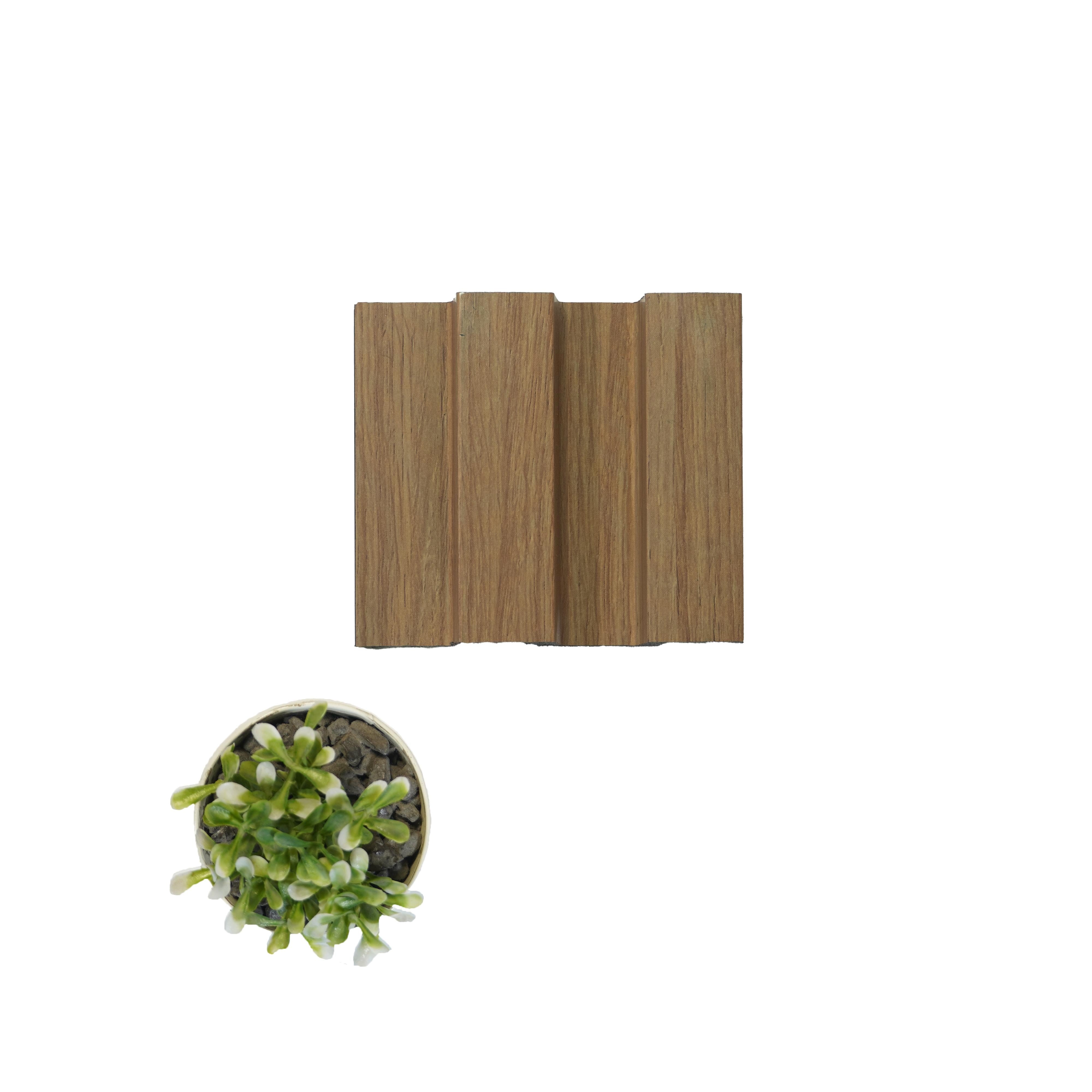 Premium Panel Wooden Effect Charcoal Louver 8x0.41 ft wood Brown PN 04601