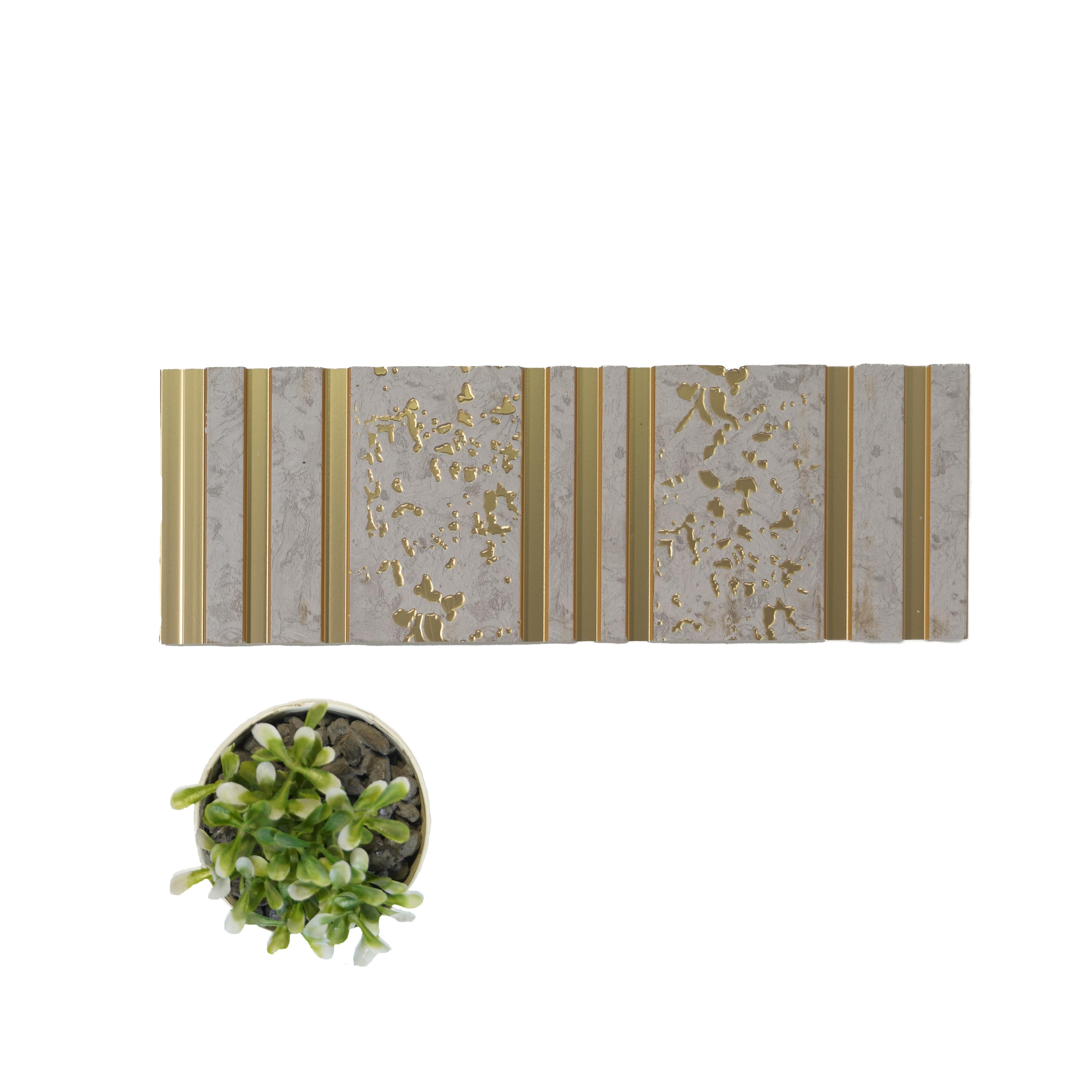 Decorative Wall Panel Designer Silver 8x1 Ft - Pn 04478