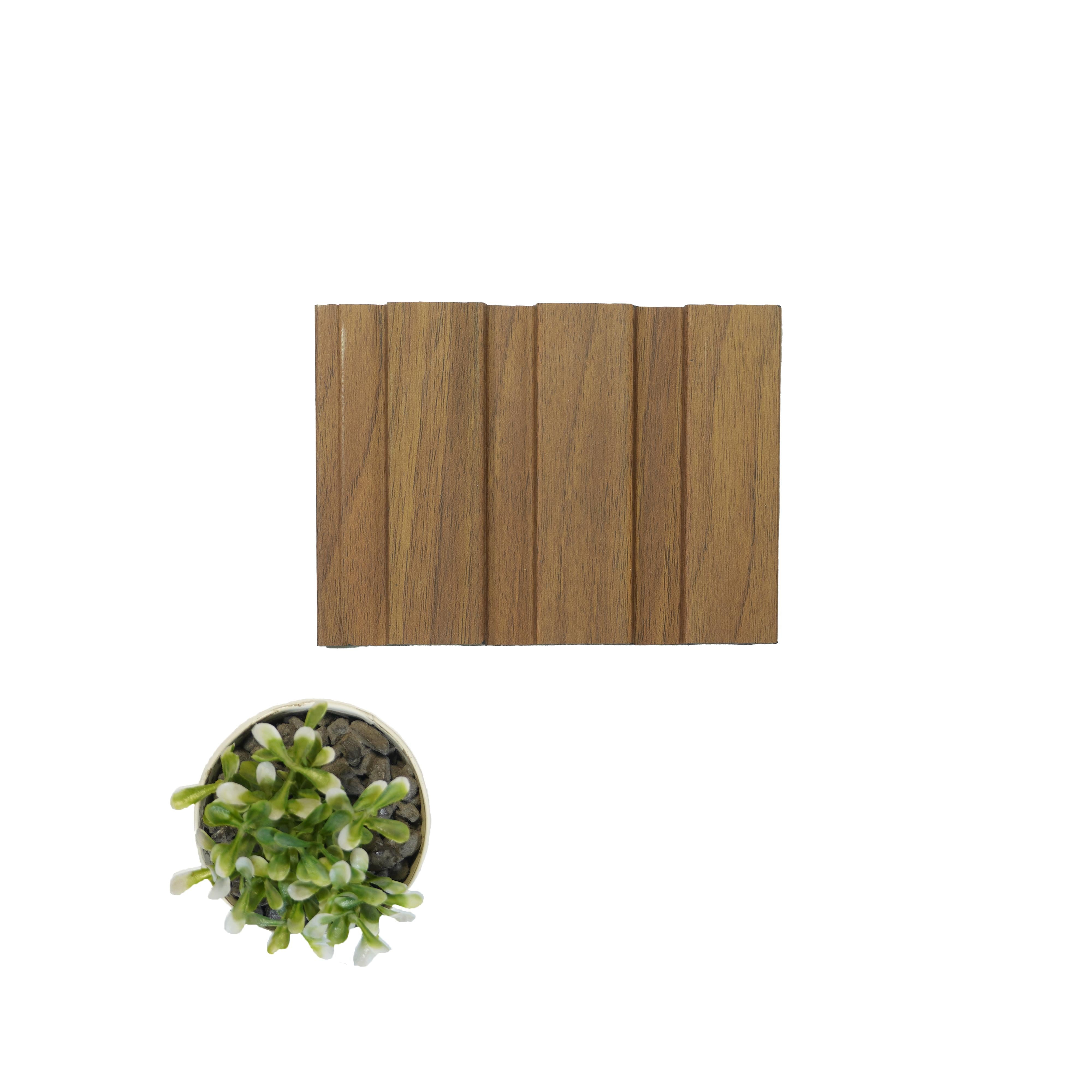 Wooden Charcoal Louver Wood Brown 8x0.41 Ft - Pn 04553