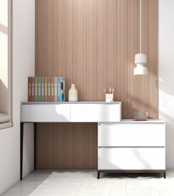 Soft Beige Interlock Charcoal Louvers Plain Colors 9.5x0.4 Ft - Pn 02715 R