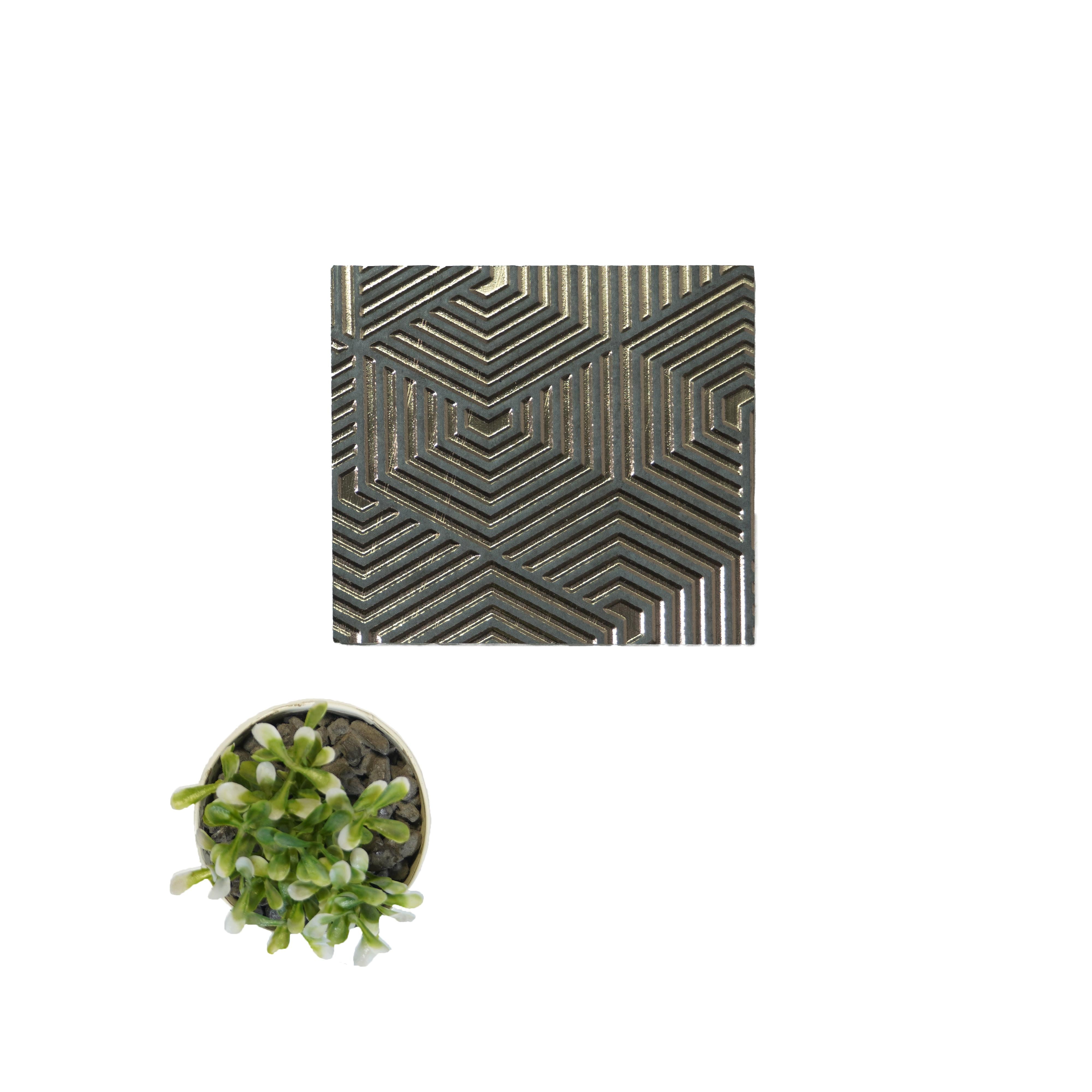 Decorative Wall Panel Designer Brown 8x2 Ft - Pn 04505