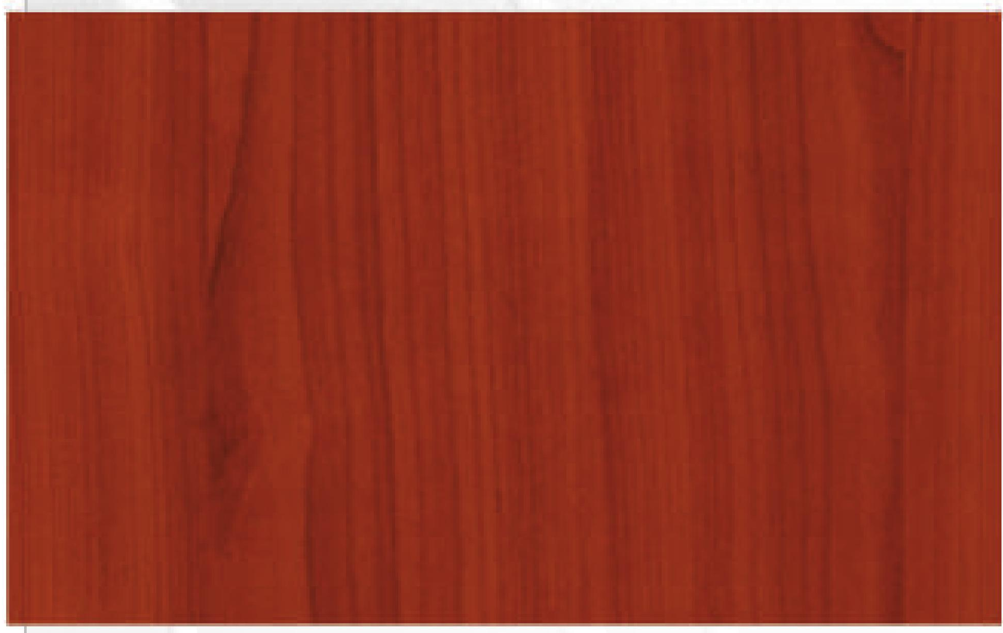 Red-brown decorative MDF sheet with wood grain texture and vertical pattern.