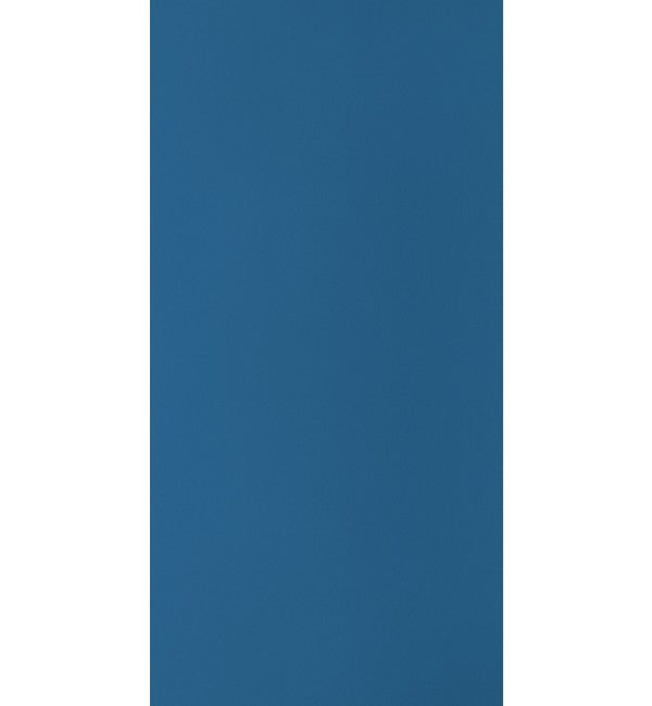Blue suede finish plain color laminate with uniform texture and matte sheen