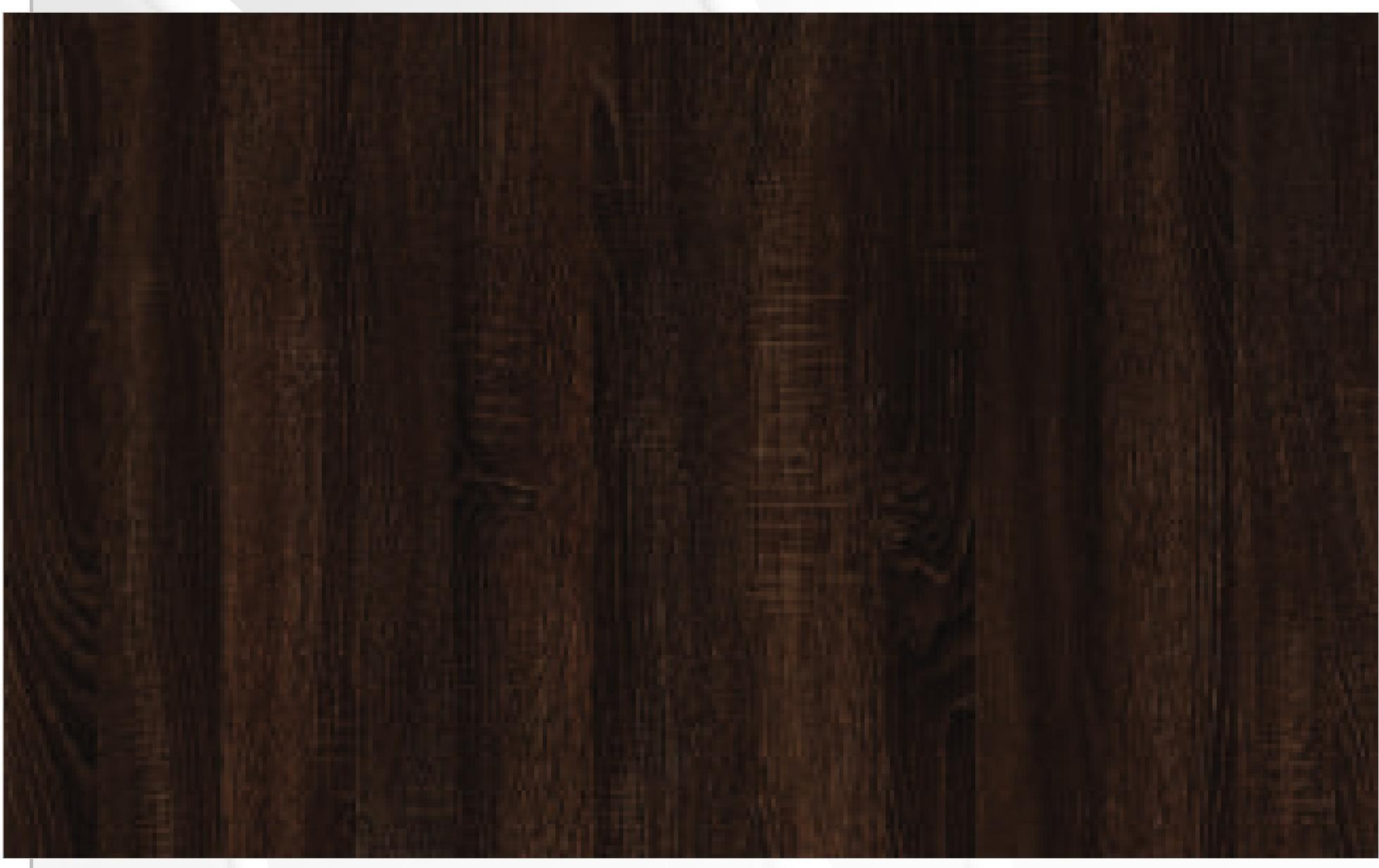 Dark brown decorative mdf with wood grain texture and vertical pattern.