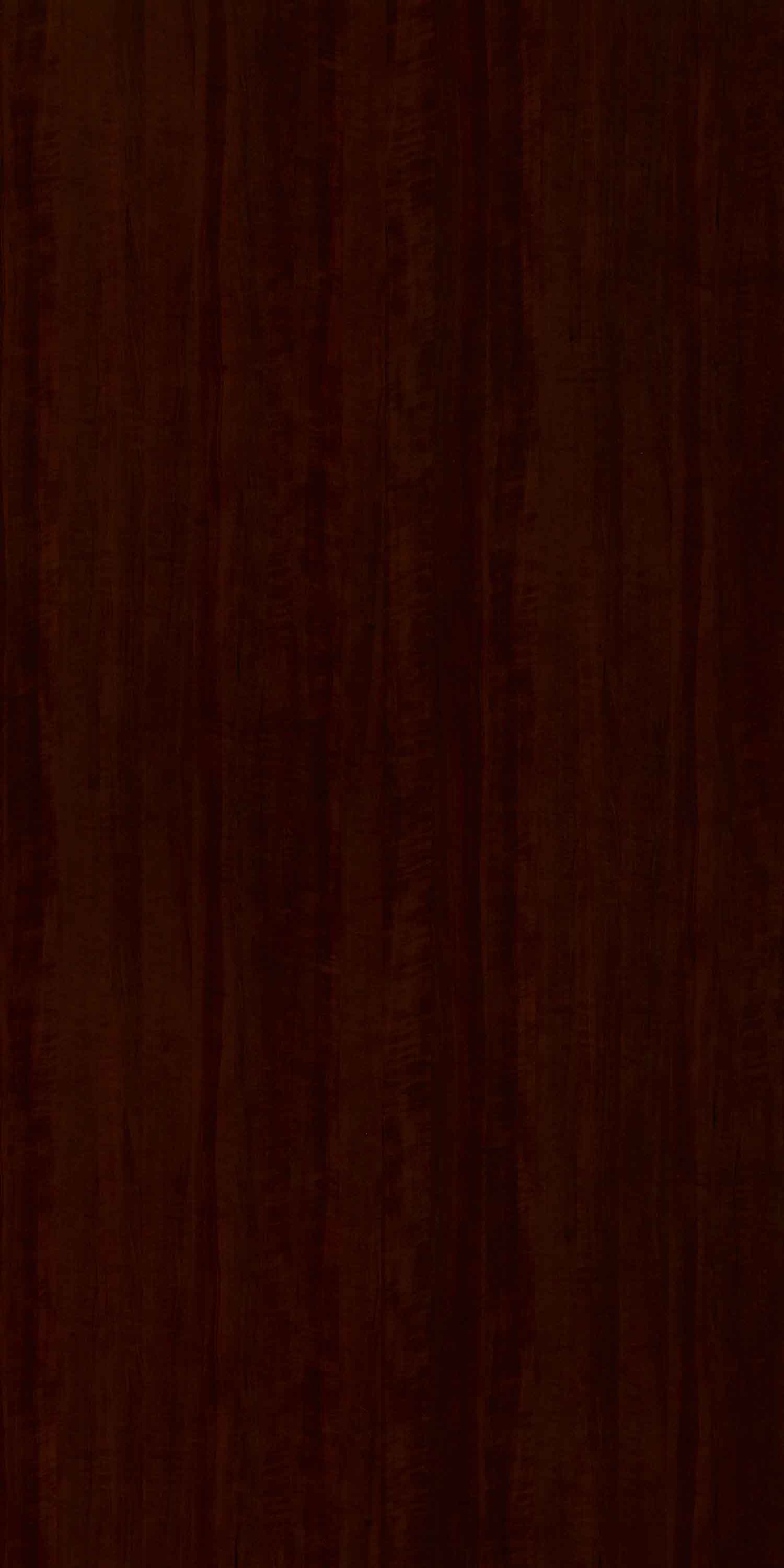 Dark brown wood laminate with glossy finish and wood grain texture