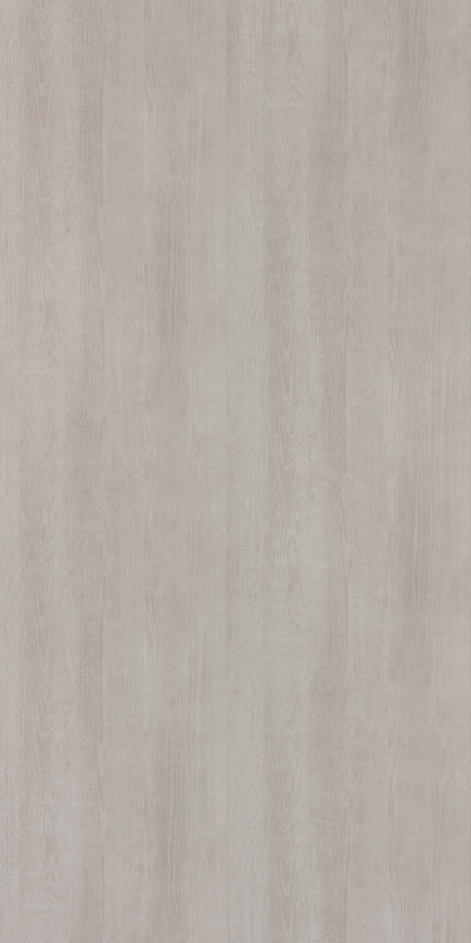 Grey wood grain laminate with suede finish and subtle texture, showing vertical wood pattern and soft sheen.