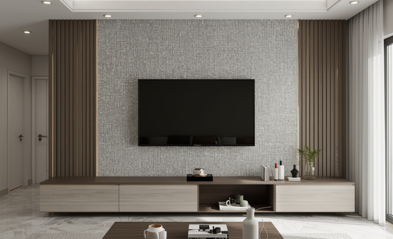 Grey textured decorative MDF sheet with uniform color and subtle texture pattern.