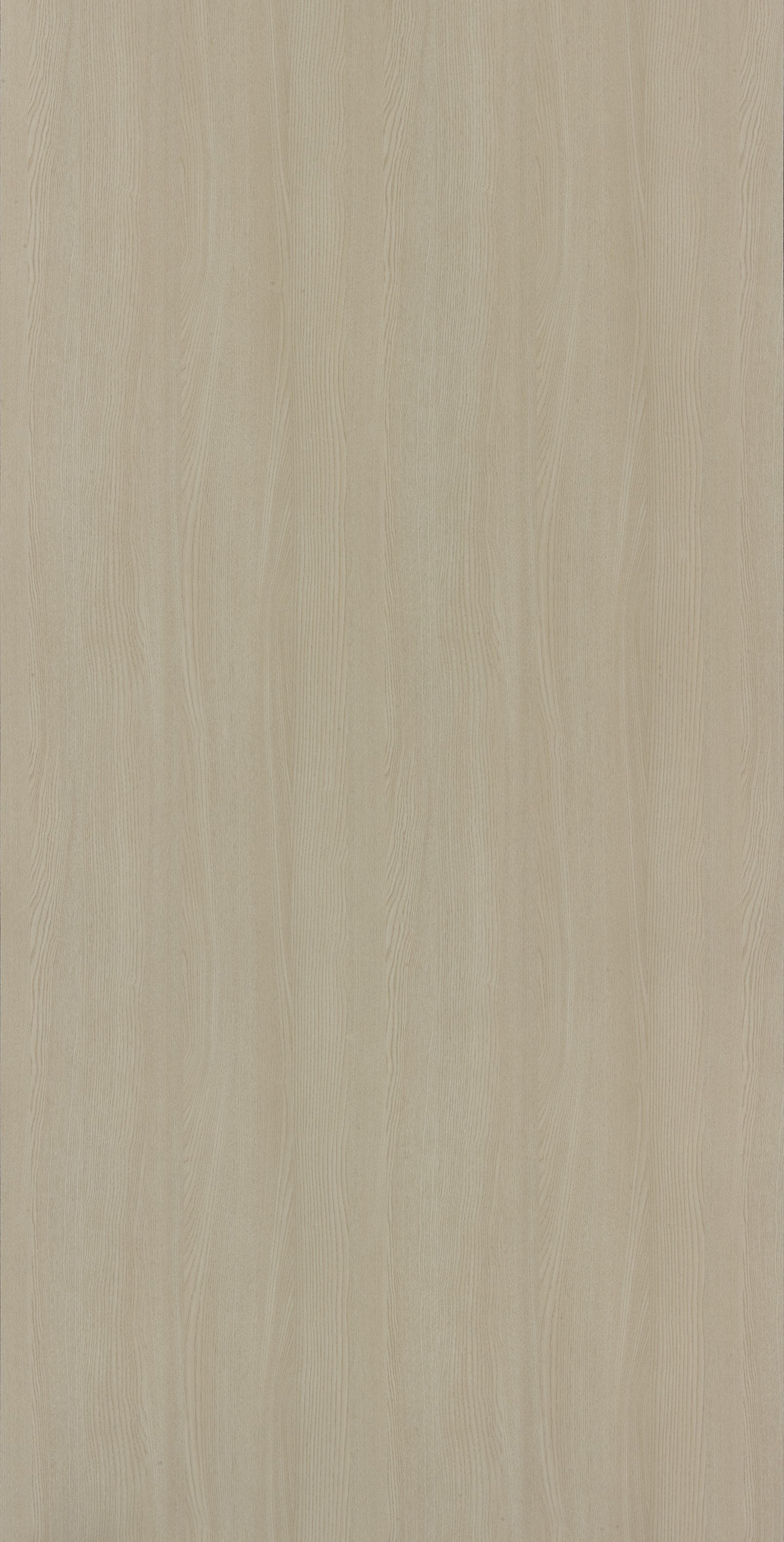 Beige wood grain laminate with suede finish and textured surface, showing vertical wood pattern and subtle grain details.