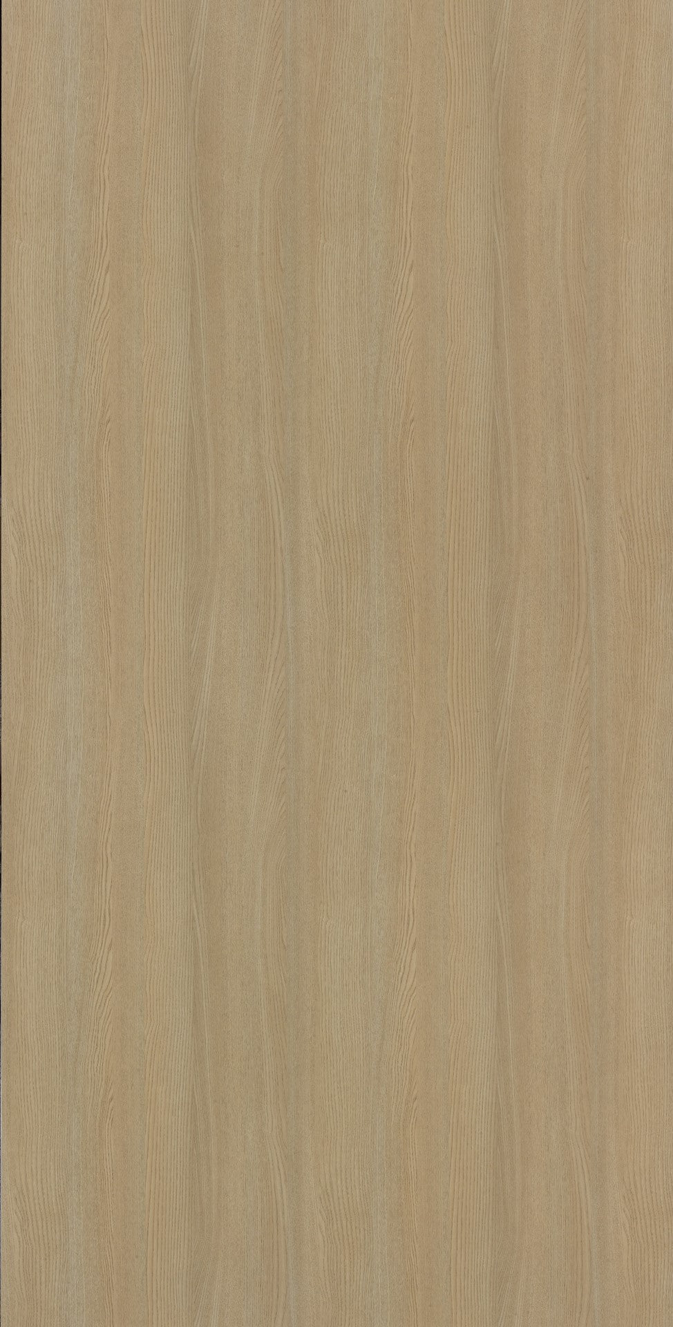 Beige wood grain laminate with suede finish and vertical wood pattern texture