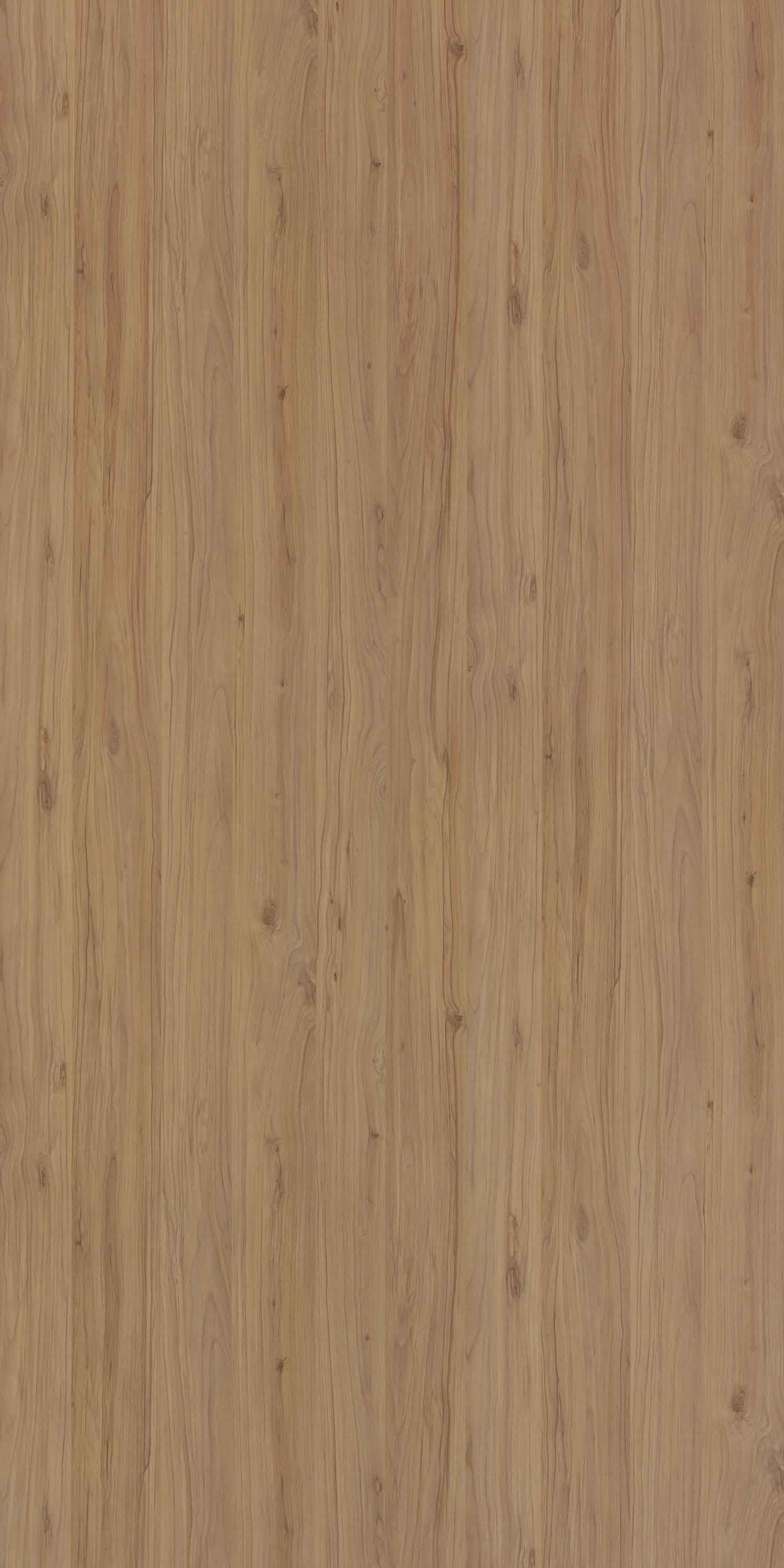 Brown wood grain laminate with suede finish and vertical wood pattern texture