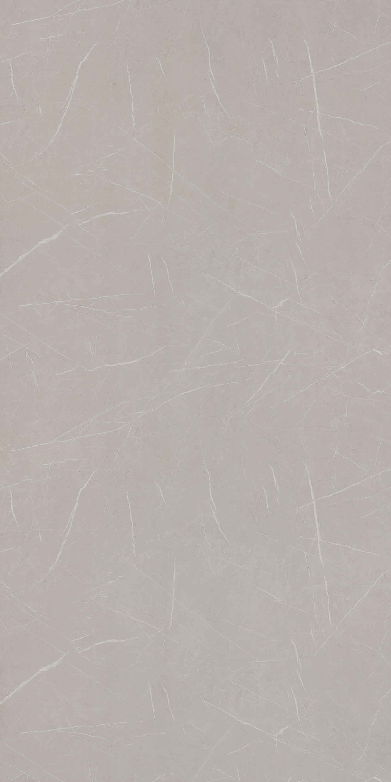 Grey marble laminate with white veining and high gloss finish