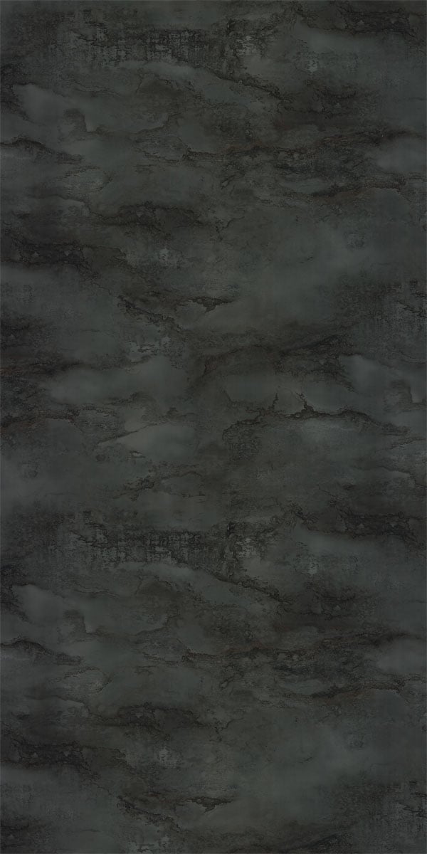 Grey marble laminate with suede finish and textured pattern resembling natural stone surface and veining details