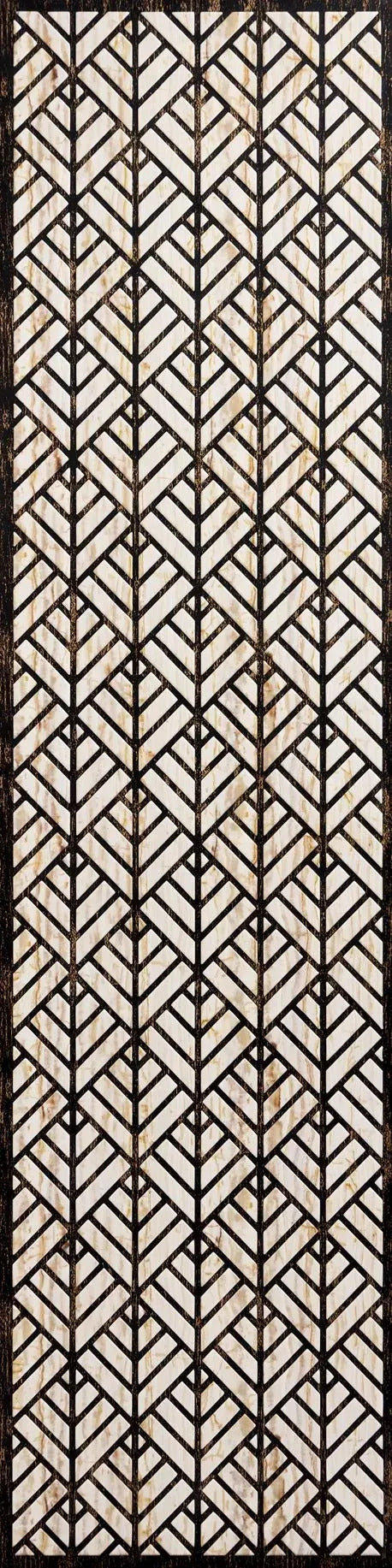 Aspire 40404 White Geometric Design Texture Wall Panel