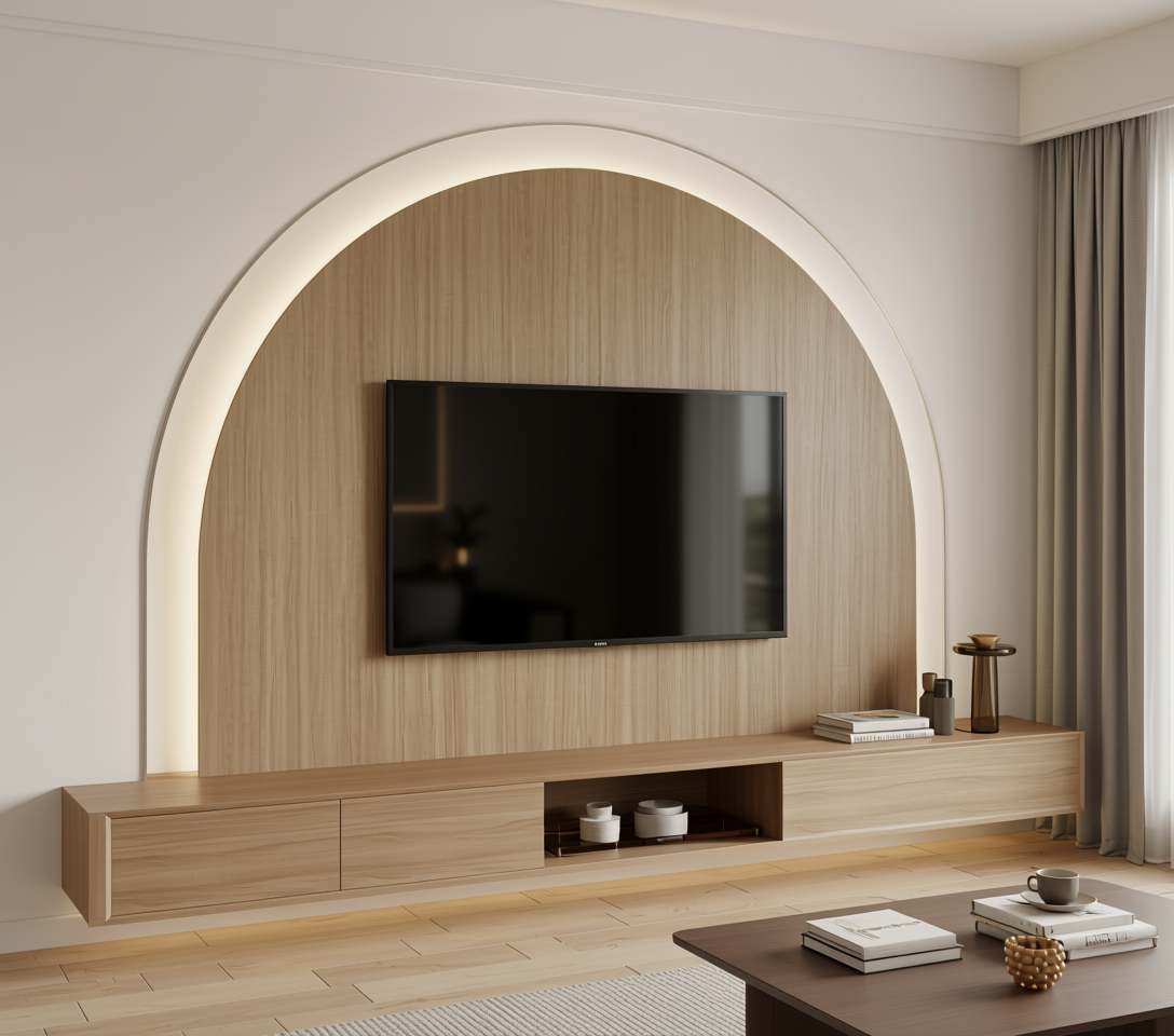 Brown wood laminate with vertical grain texture and matte finish.
