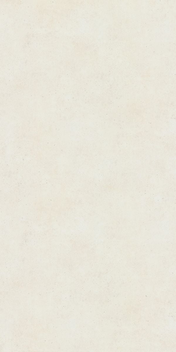 Ivory suede finish decorative laminate with subtle texture and soft sheen, mimicking marble or stone pattern.