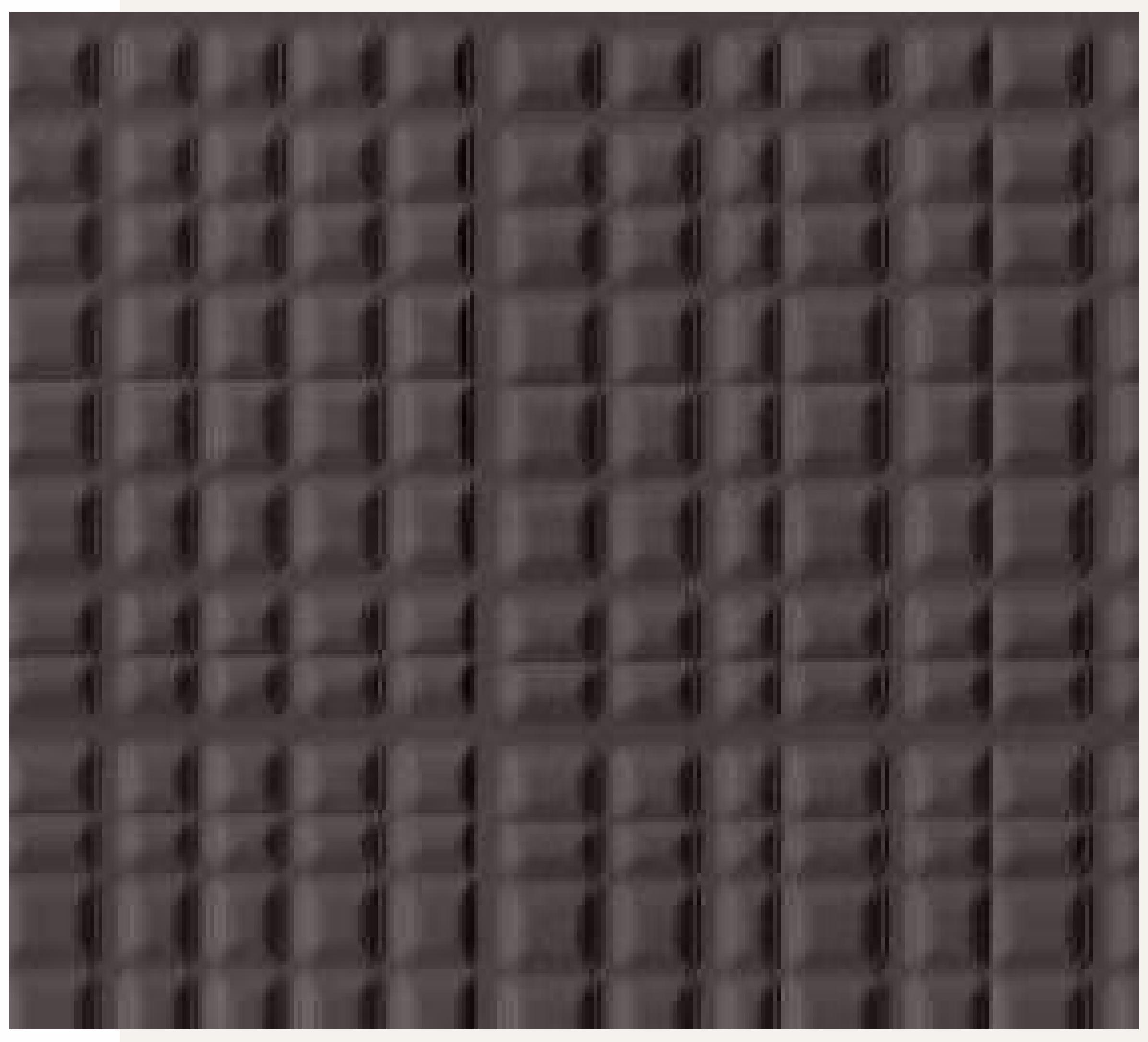 Grey laminate with textured, geometric grid pattern and matte finish.