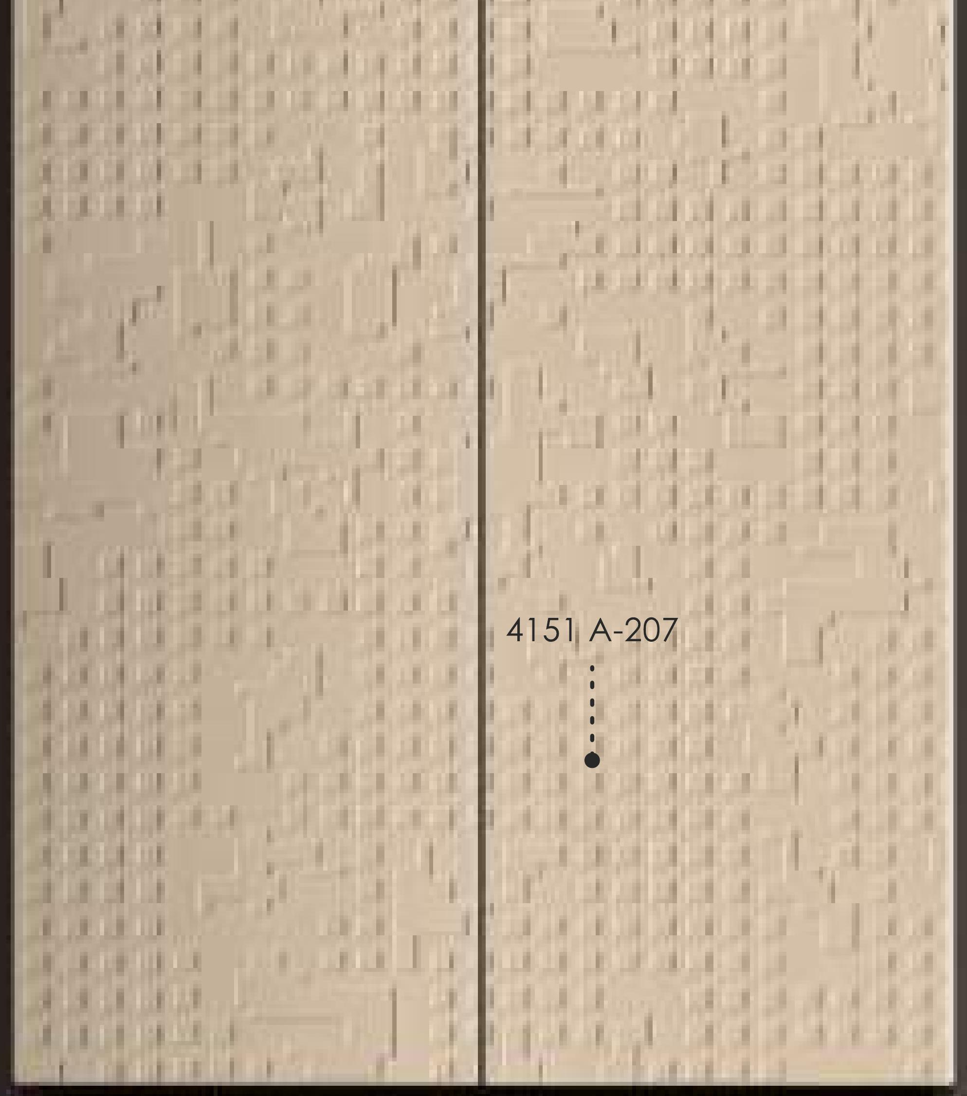 Beige textured laminate with geometric pattern and vertical grain direction.