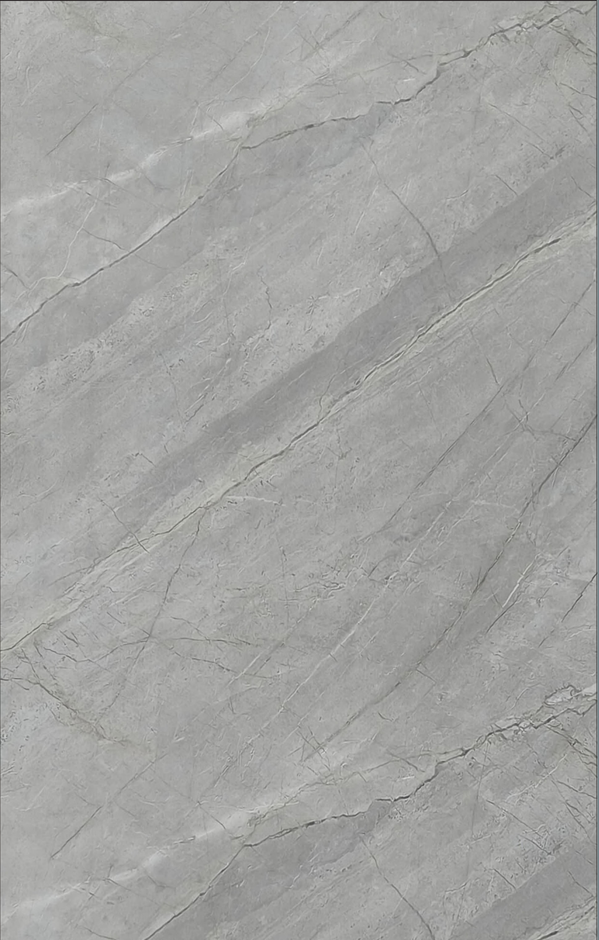 Grey marble laminate with diagonal veining and matte finish.