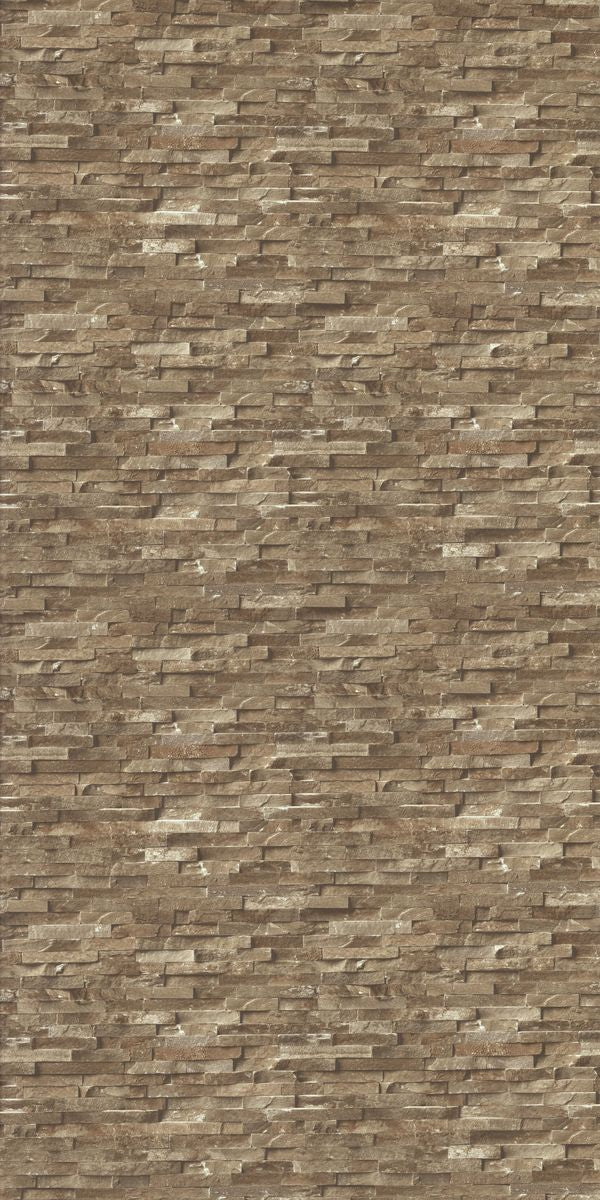 Brown wood grain decorative laminate with suede finish and textured surface showing wood pattern and natural variations