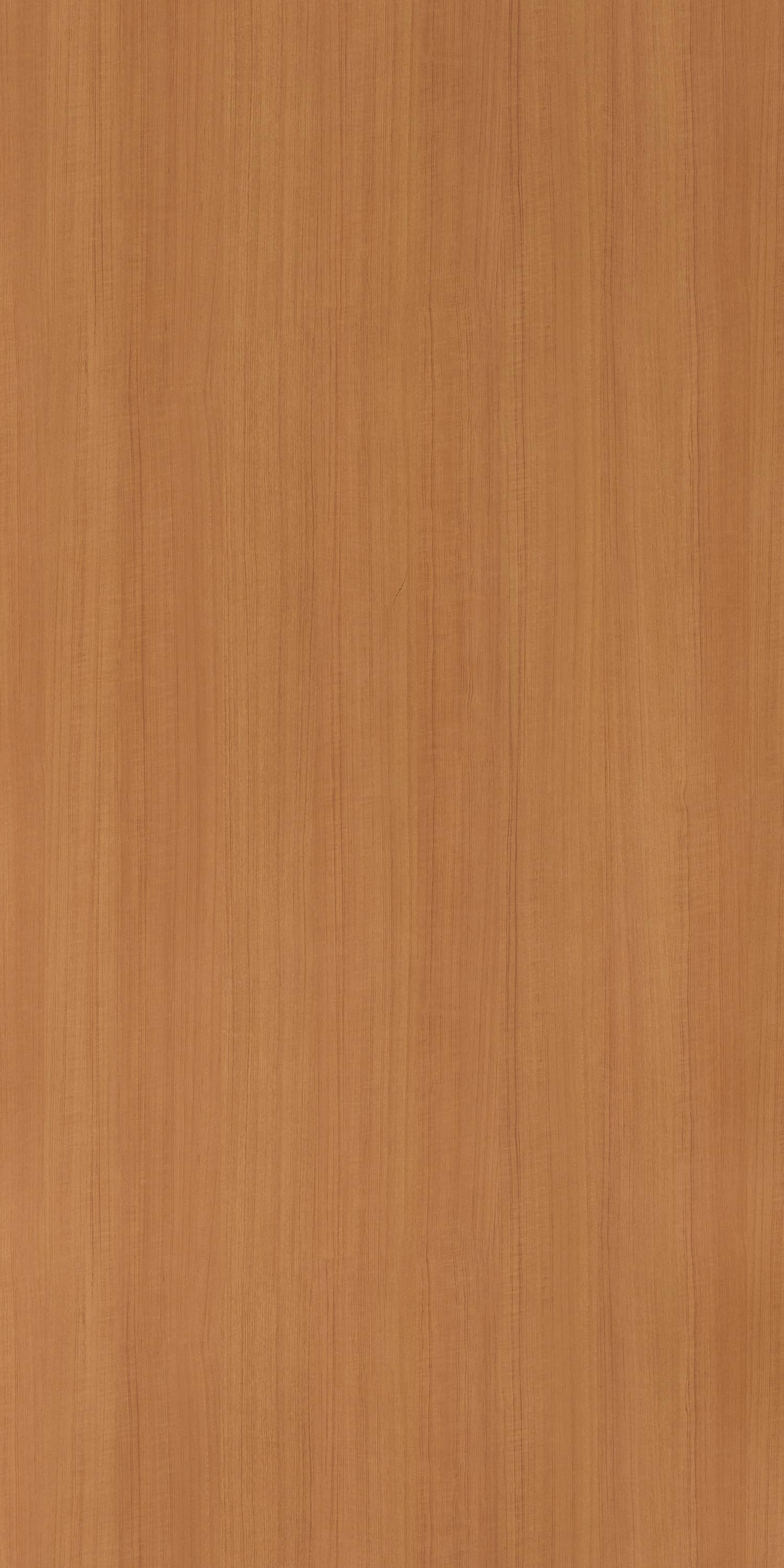 Brown wood grain laminate with suede finish and vertical wood pattern texture