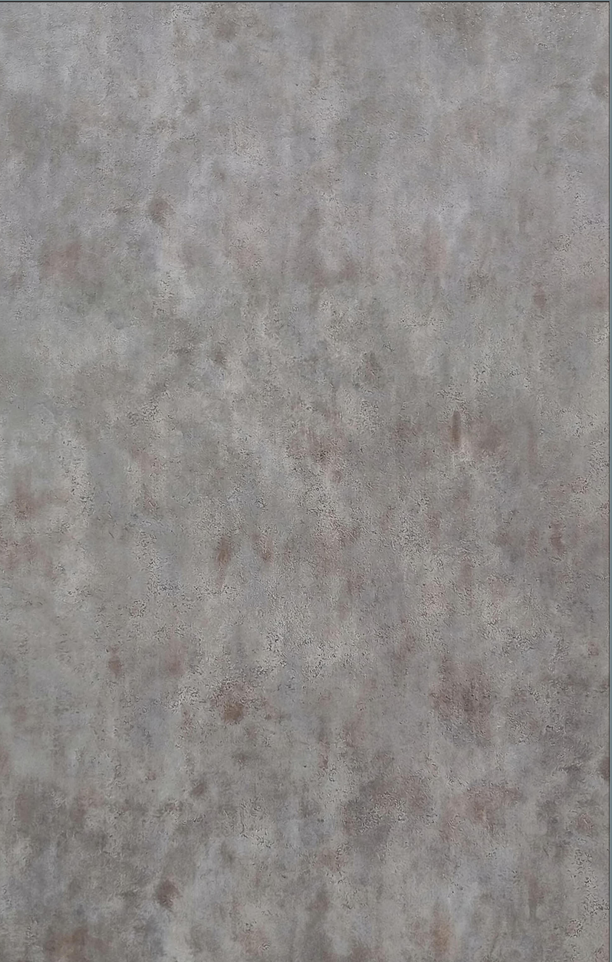 Grey laminate with textured, mottled pattern and subtle red undertones.