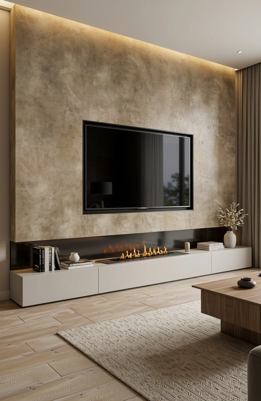 Beige matte laminate with textured, mottled appearance and subtle darker beige undertones.
