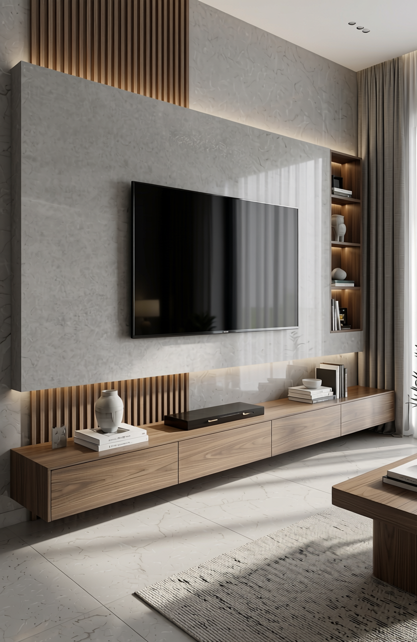 Grey matte laminate with subtle texture and uniform color.