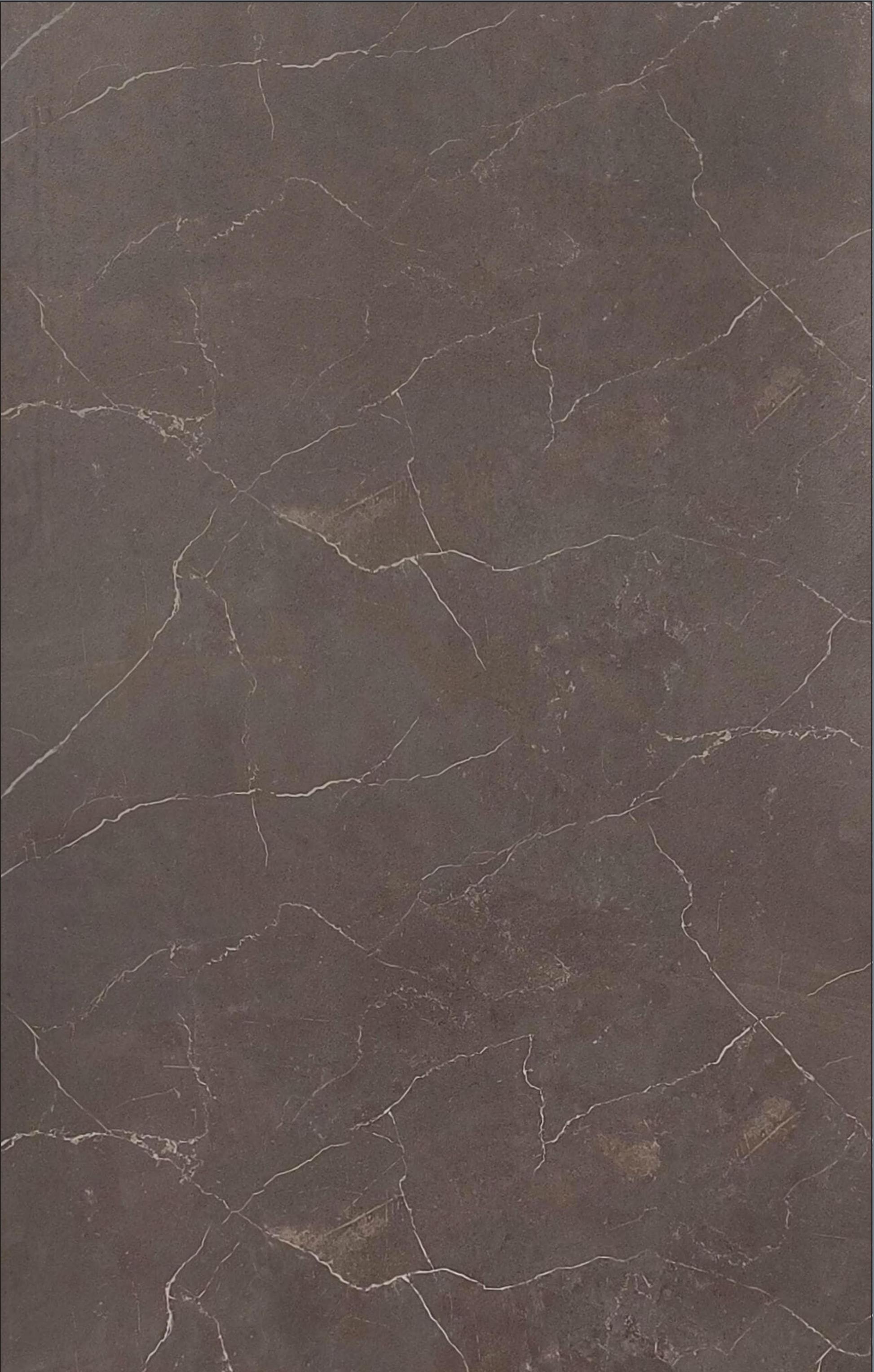 Brown laminate with marble-like texture and white veining pattern.
