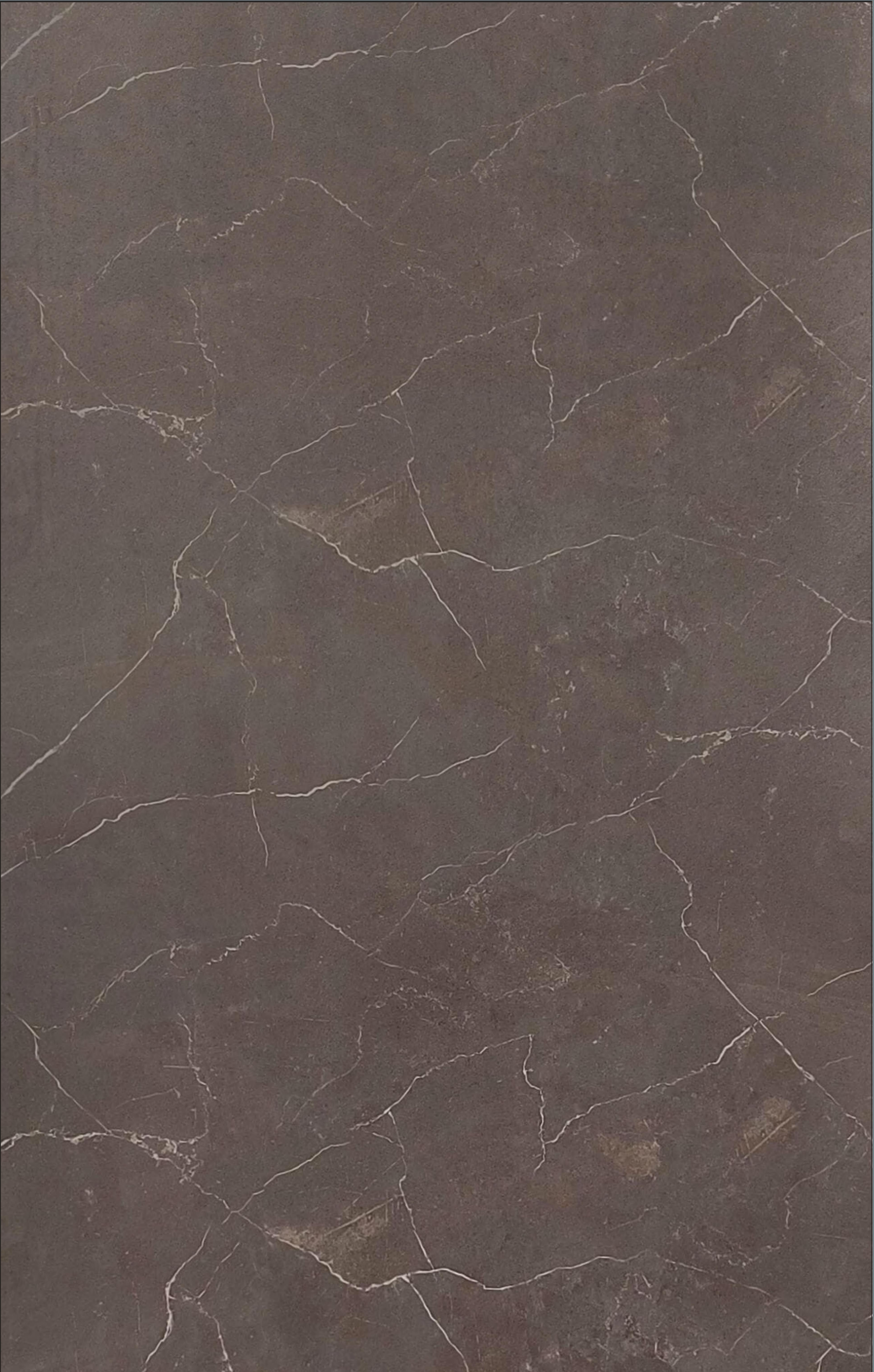 Brown laminate with marble-like texture and white veining pattern.