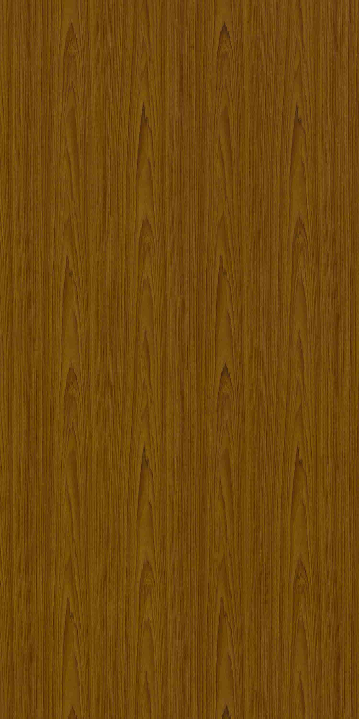Brown wood grain laminate with suede finish and vertical wood pattern texture