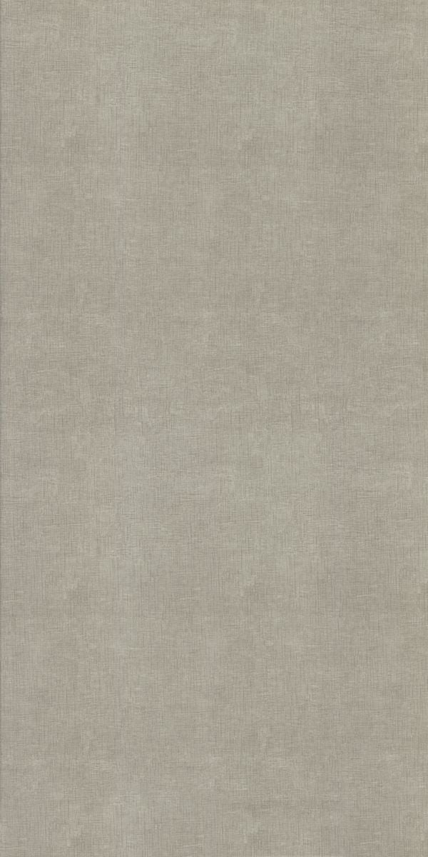 Grey fabric laminate with suede finish and textured pattern, showing subtle weave details and soft sheen.