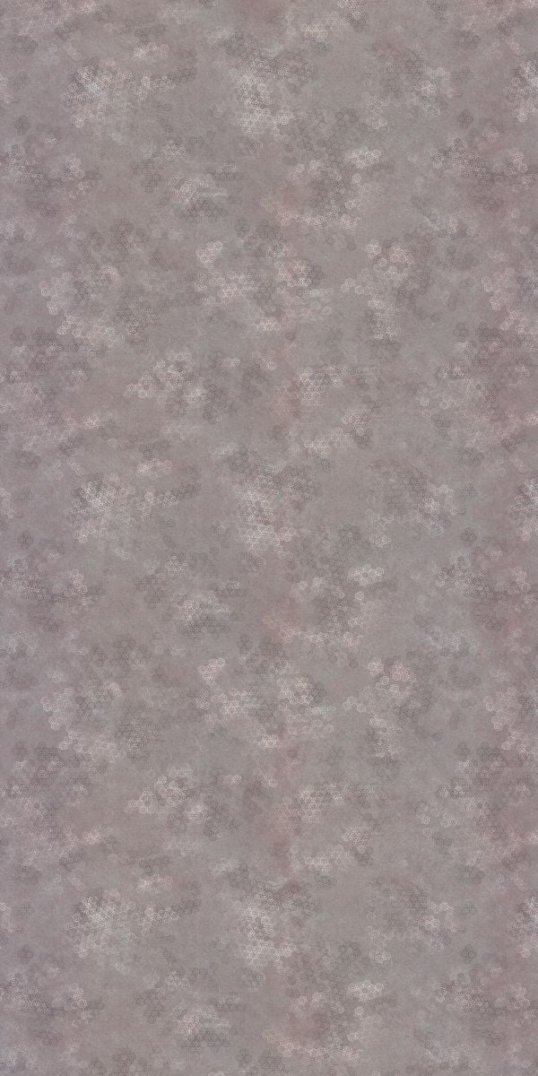 Grey suede finish decorative laminate with subtle texture and scattered white flecks pattern.