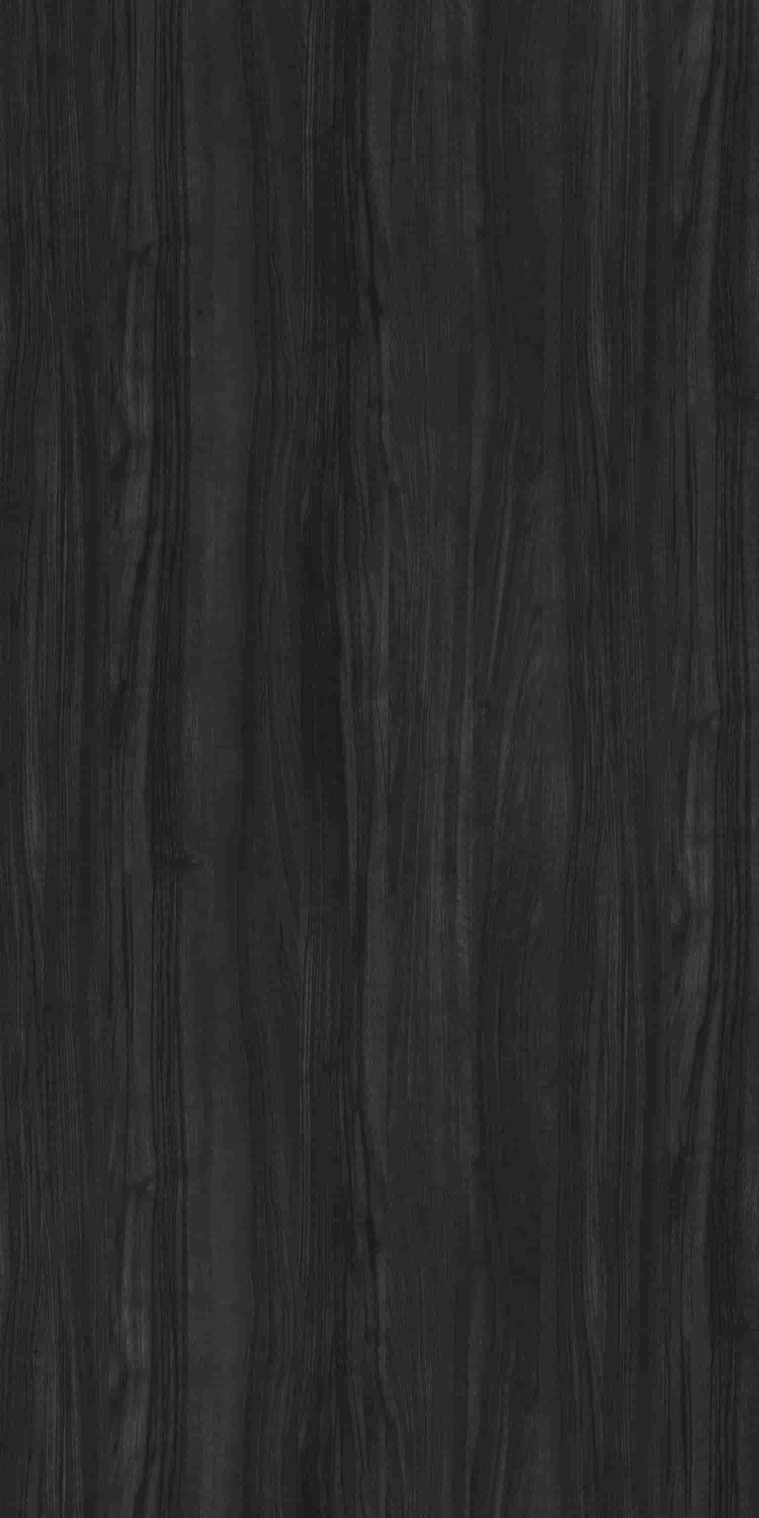 Black wood laminate with suede finish and wood grain texture