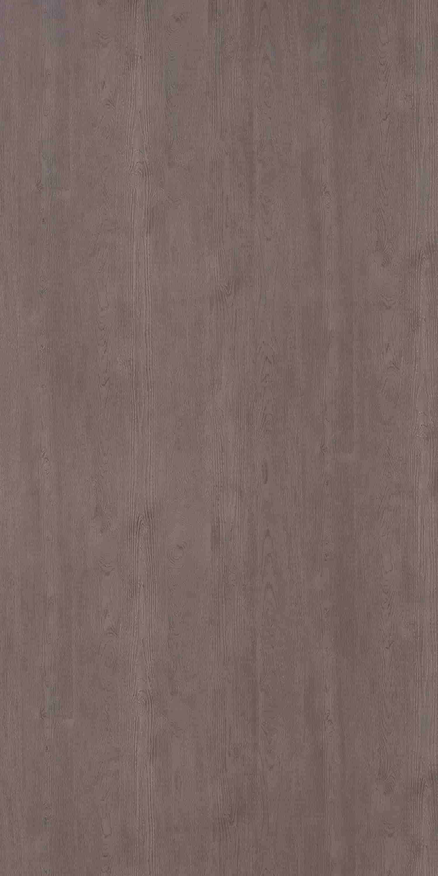 Grey wood grain laminate with suede finish and textured vertical pattern