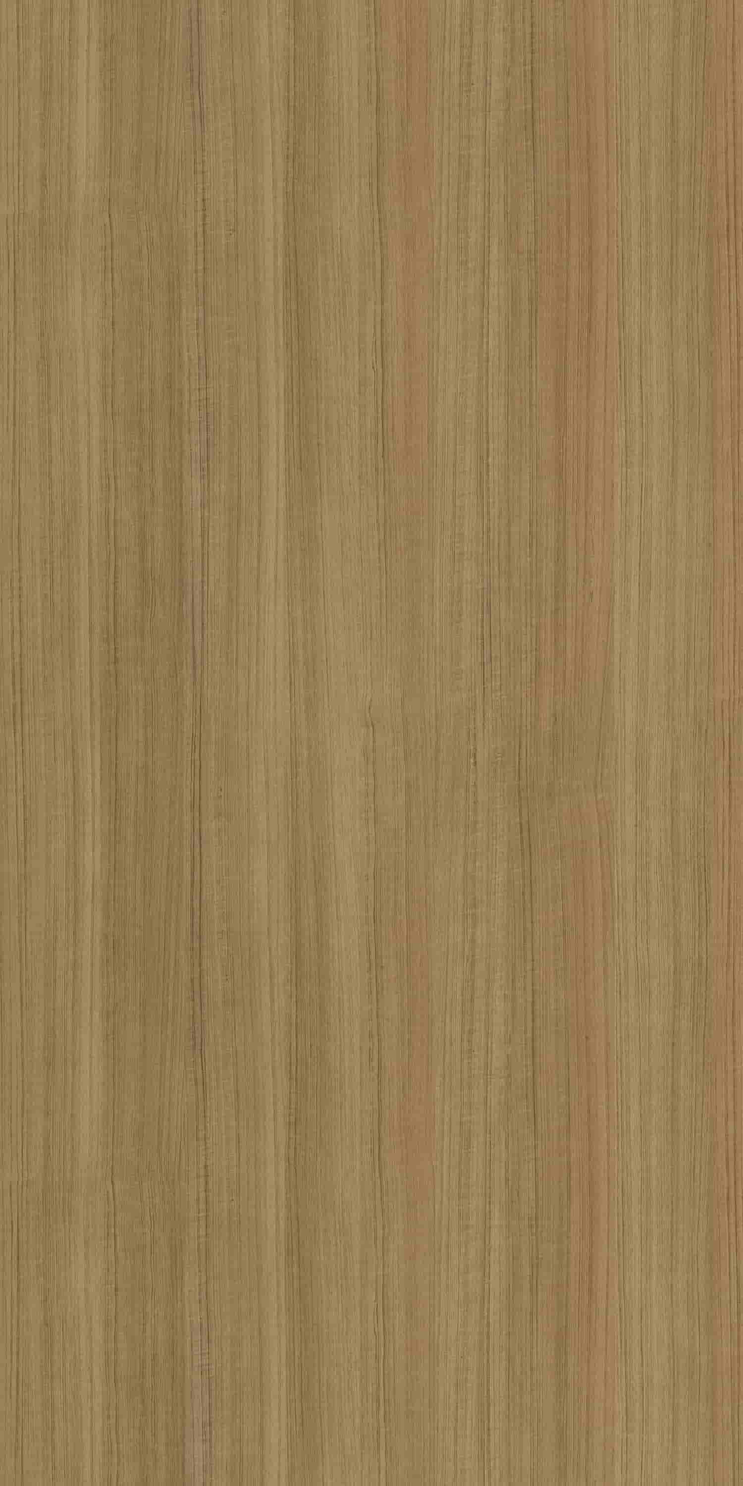 Beige wood grain laminate with suede finish and vertical texture pattern