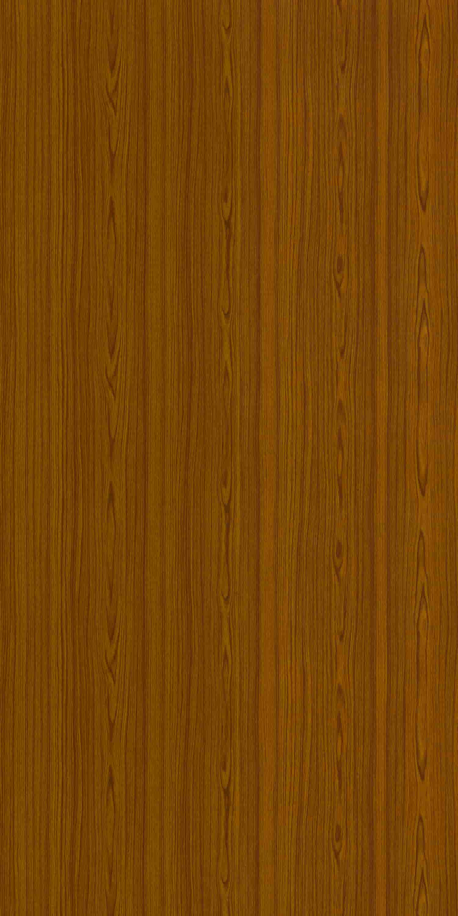 Brown wood grain laminate with lustre finish and vertical wood pattern texture