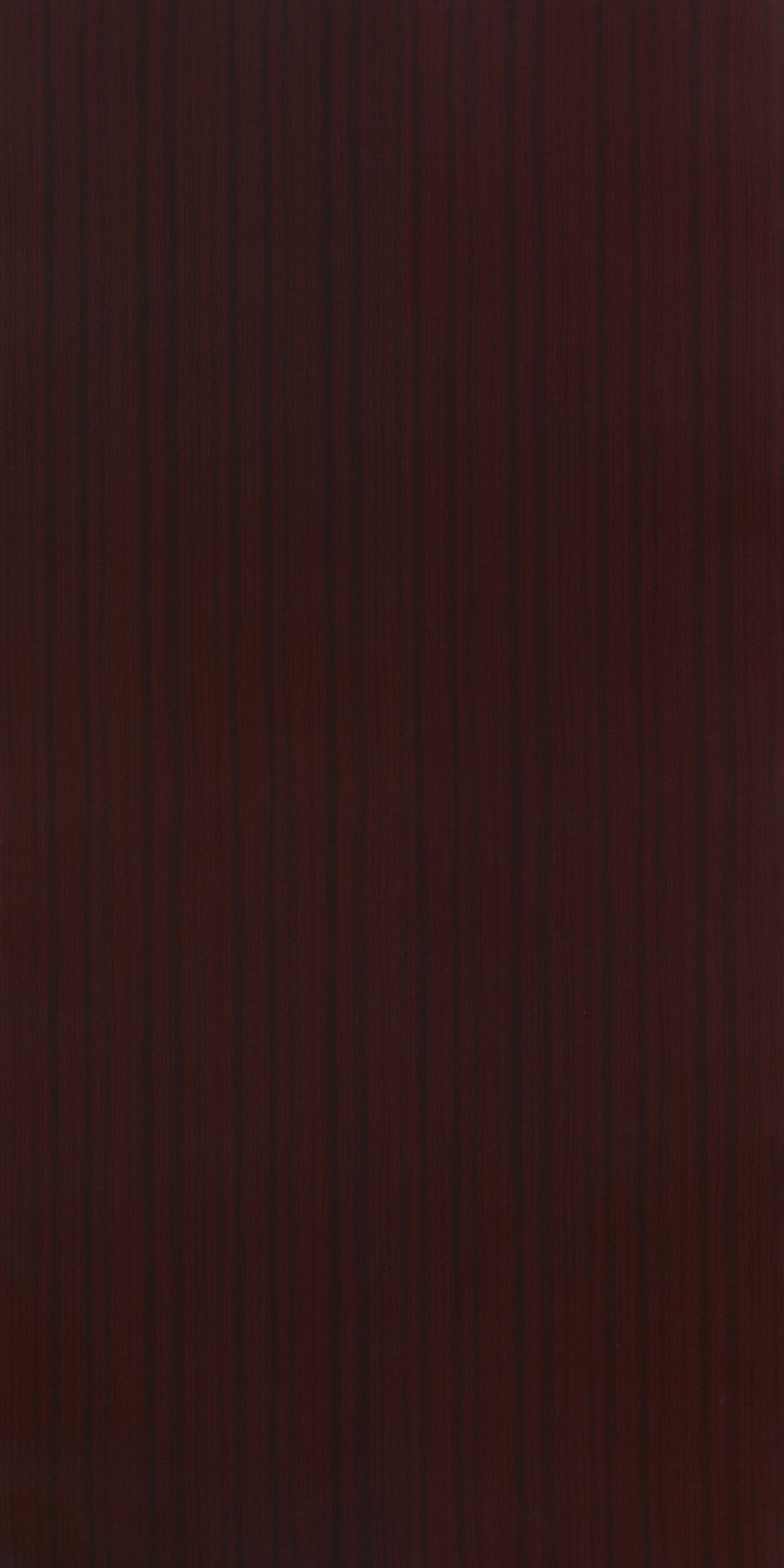 Brown wood grain laminate with suede finish and vertical texture pattern