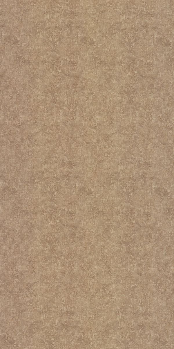 Beige suede finish fabric laminate with subtle texture and pattern, displaying soft sheen and intricate design details.
