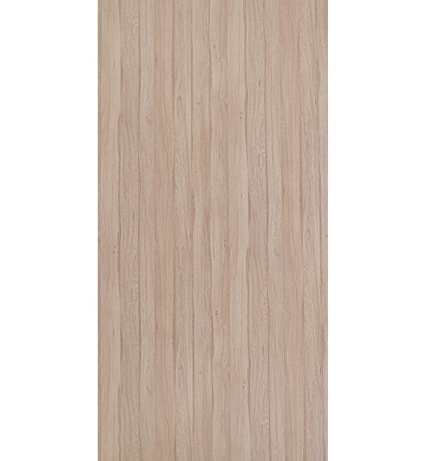 Beige wood grain decorative laminate with Olmo finish, showing vertical wood texture and subtle grain pattern