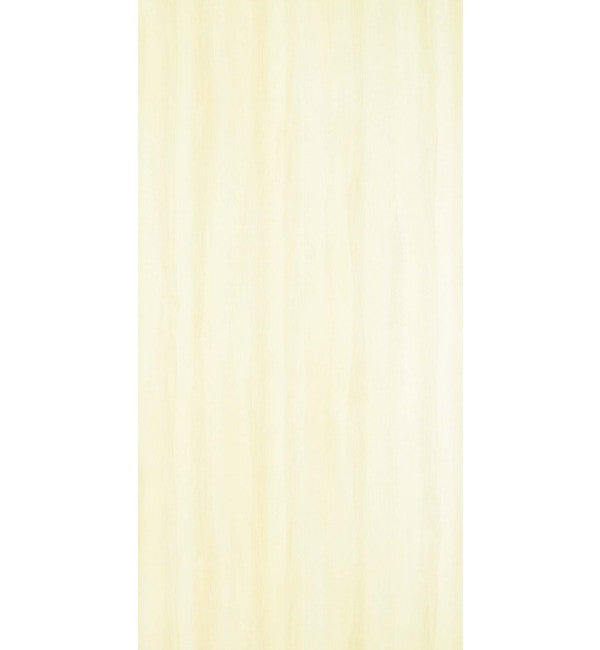 Ivory wood grain decorative laminate with suede finish and subtle texture visible in vertical wood pattern